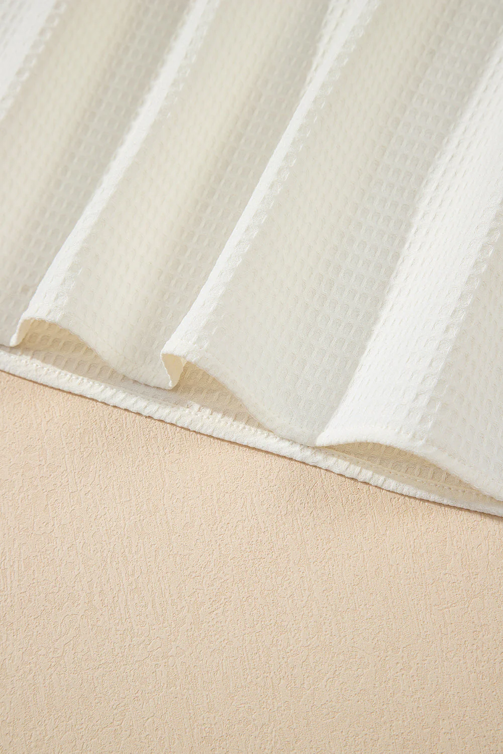 Threaded Pear Ava Trim Waffle Knit Blouse - Image 10