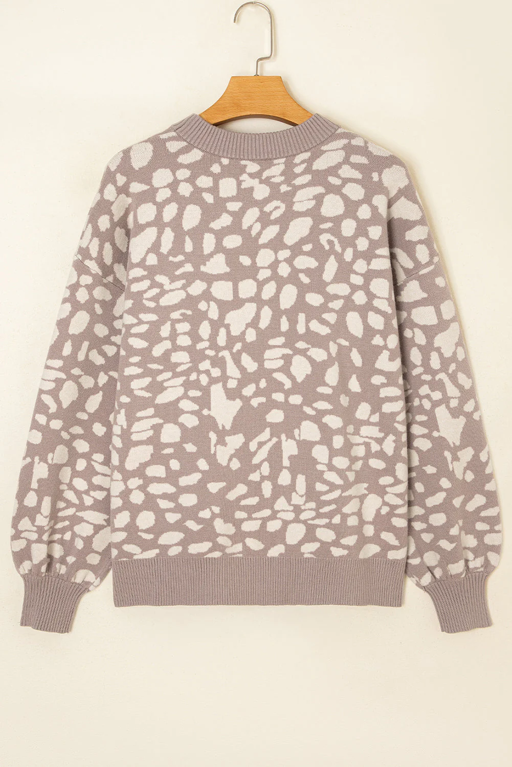 Threaded Pear Avery Trim Drop Shoulder Sweater - Image 2