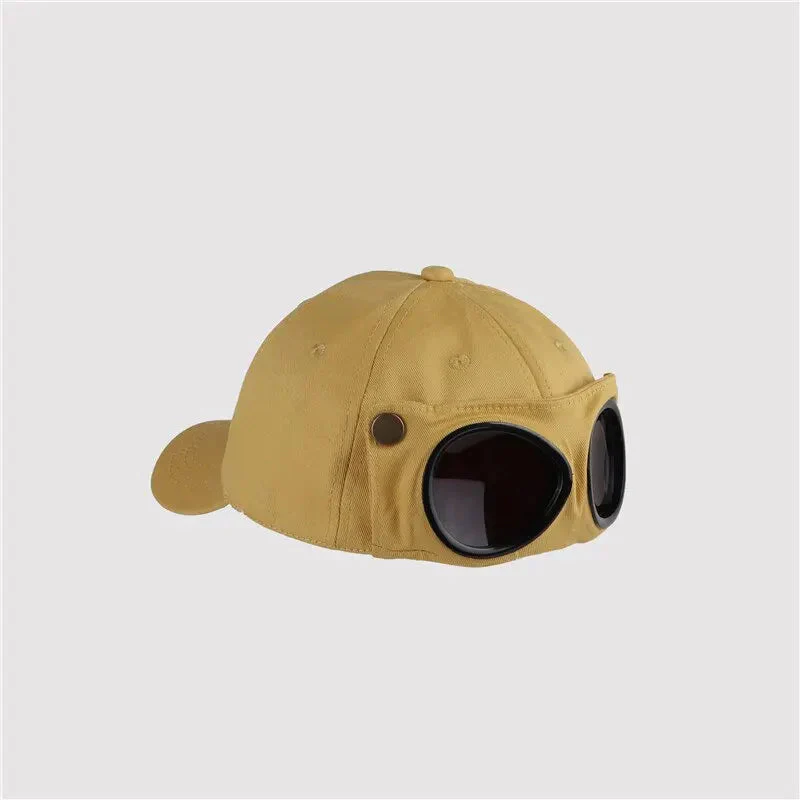 Aviator Baseball Cap – Unisex Summer Hat with Built-In Sunglasses - Image 10