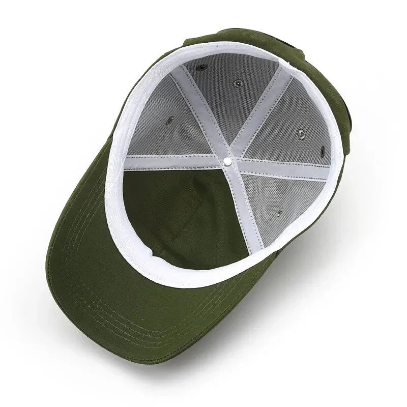 Aviator Baseball Cap – Unisex Summer Hat with Built-In Sunglasses - Image 4