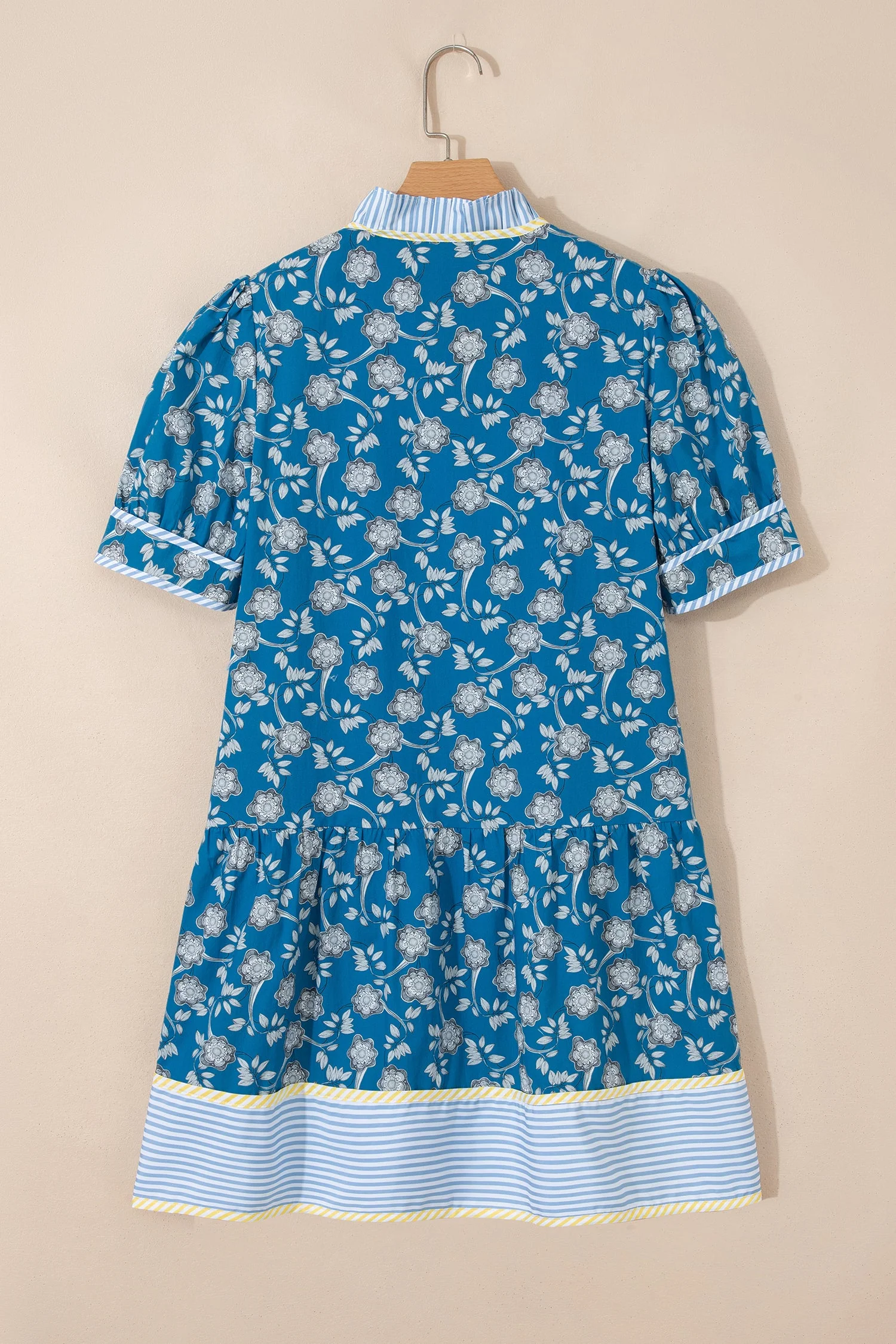 Threaded Pear Azalea Short Sleeve Floral Dress - Image 10
