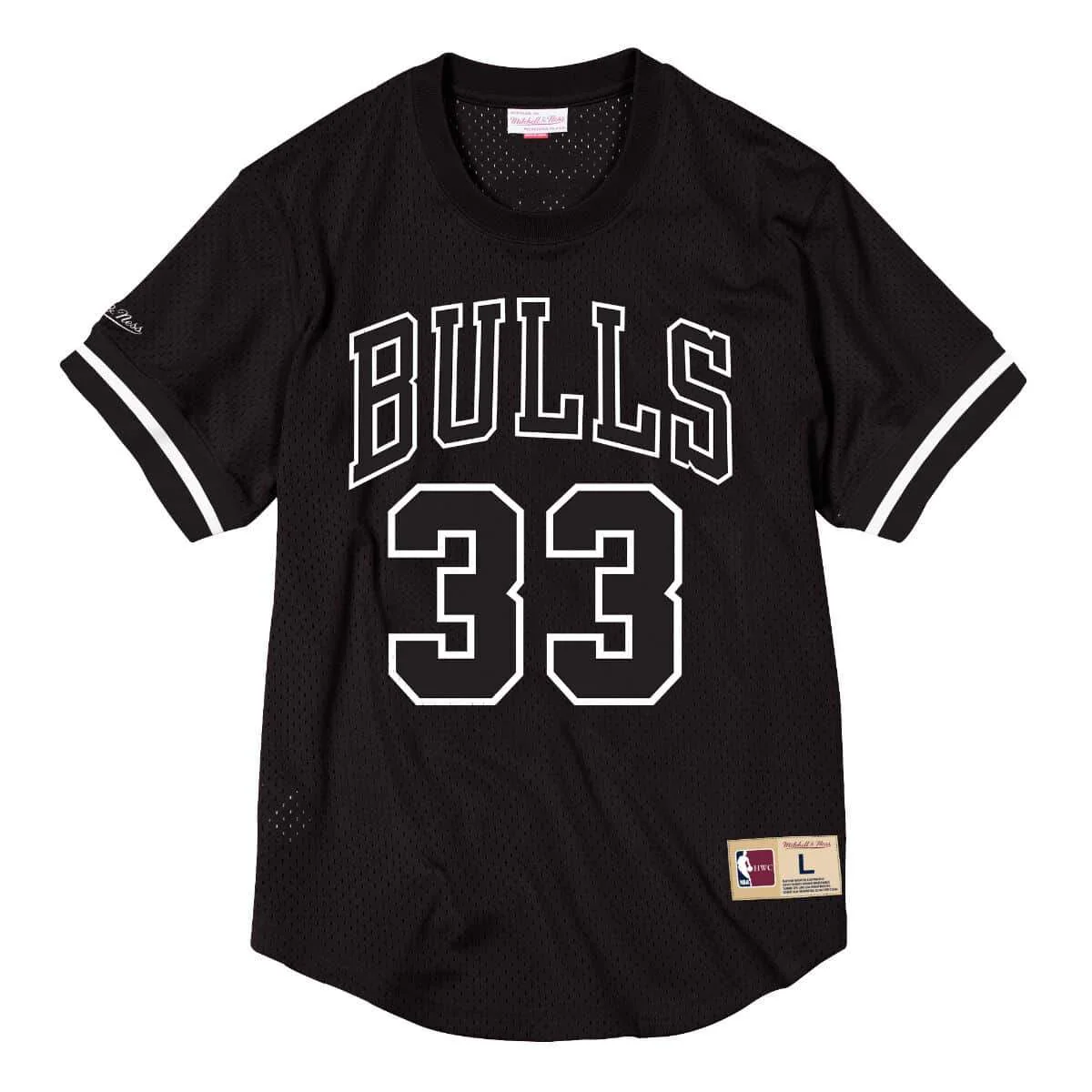 Mitchell & Ness Men's NBA Mesh Name & Number Crew Neck Scottie Pippen Bulls