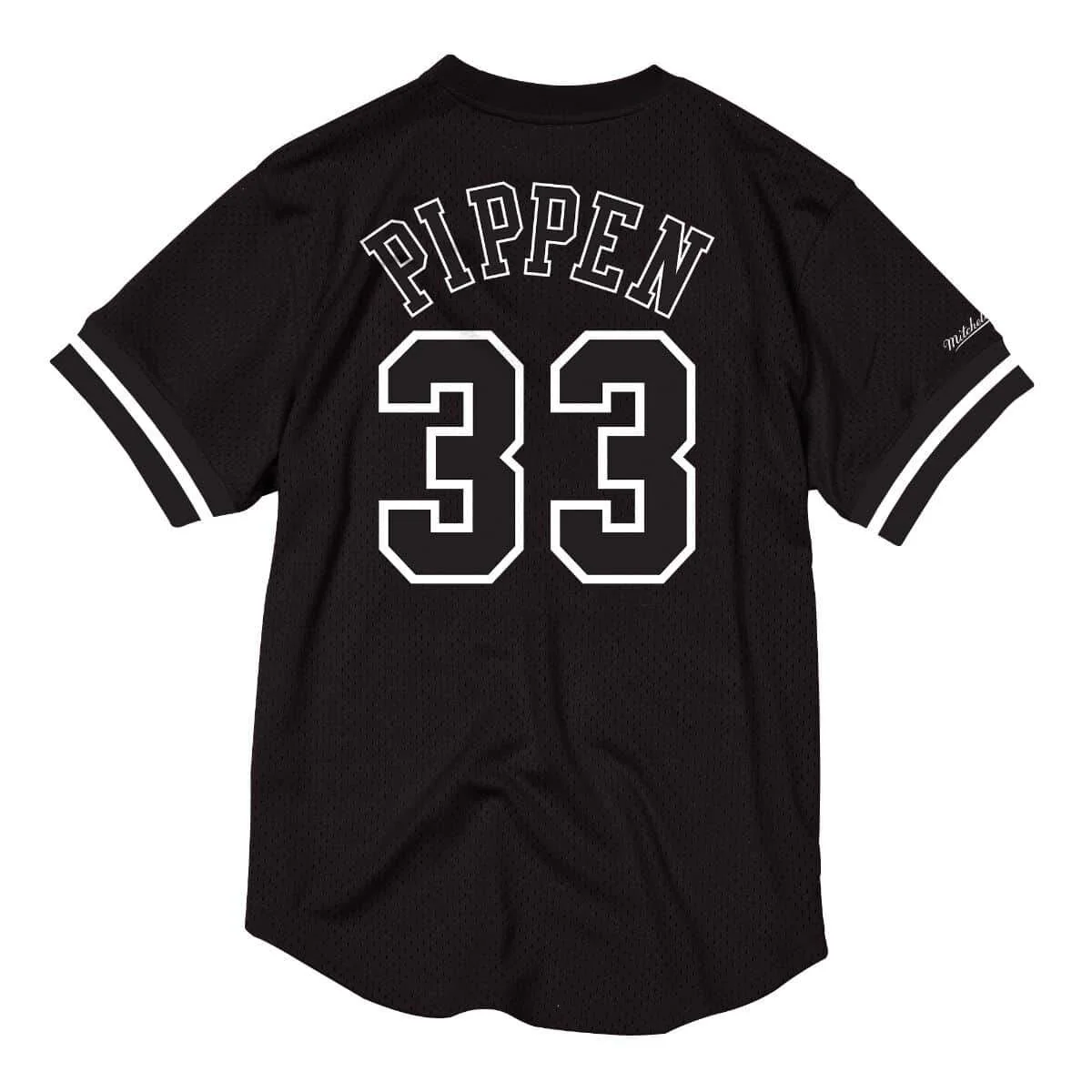 Mitchell & Ness Men's NBA Mesh Name & Number Crew Neck Scottie Pippen Bulls - Image 2
