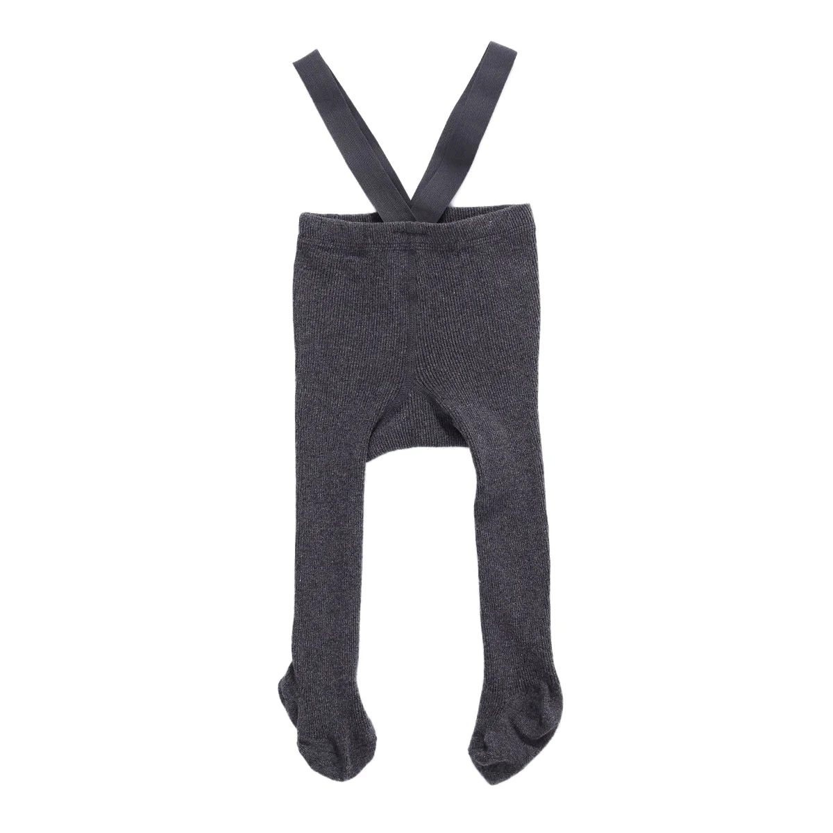 Baby Cotton Suspender Leggings Infants Baby Girls Boys Cute Solid Color High Waist Overall Leggings Tights Socks - Image 4