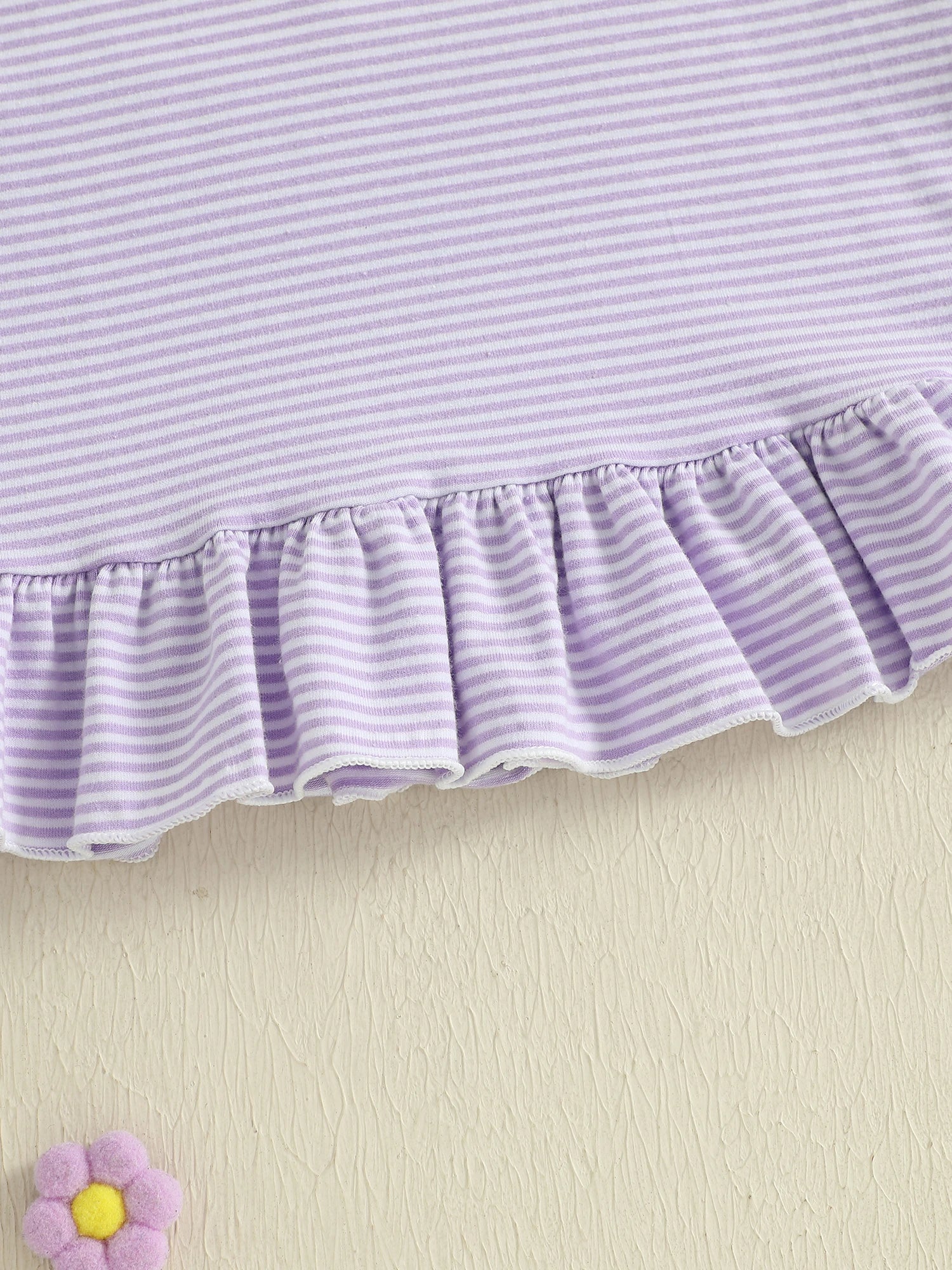 Baby Toddler Kids Girl Halloween Striped Dress Pumpkin Black Cat Embroidered Short Sleeve Ruffled Dress Cute Fall Clothes - Image 13