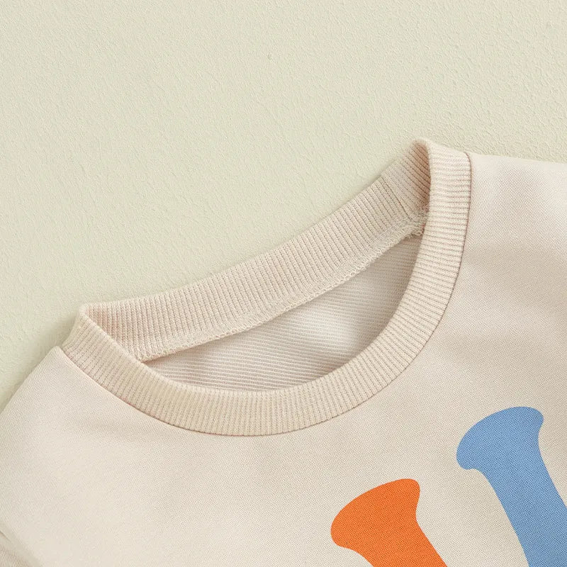 Baby Toddler Kids Girls Boys Matching Outfits Letter Print Big Lil Cousin Long Sleeve Crewneck Top - Image 17