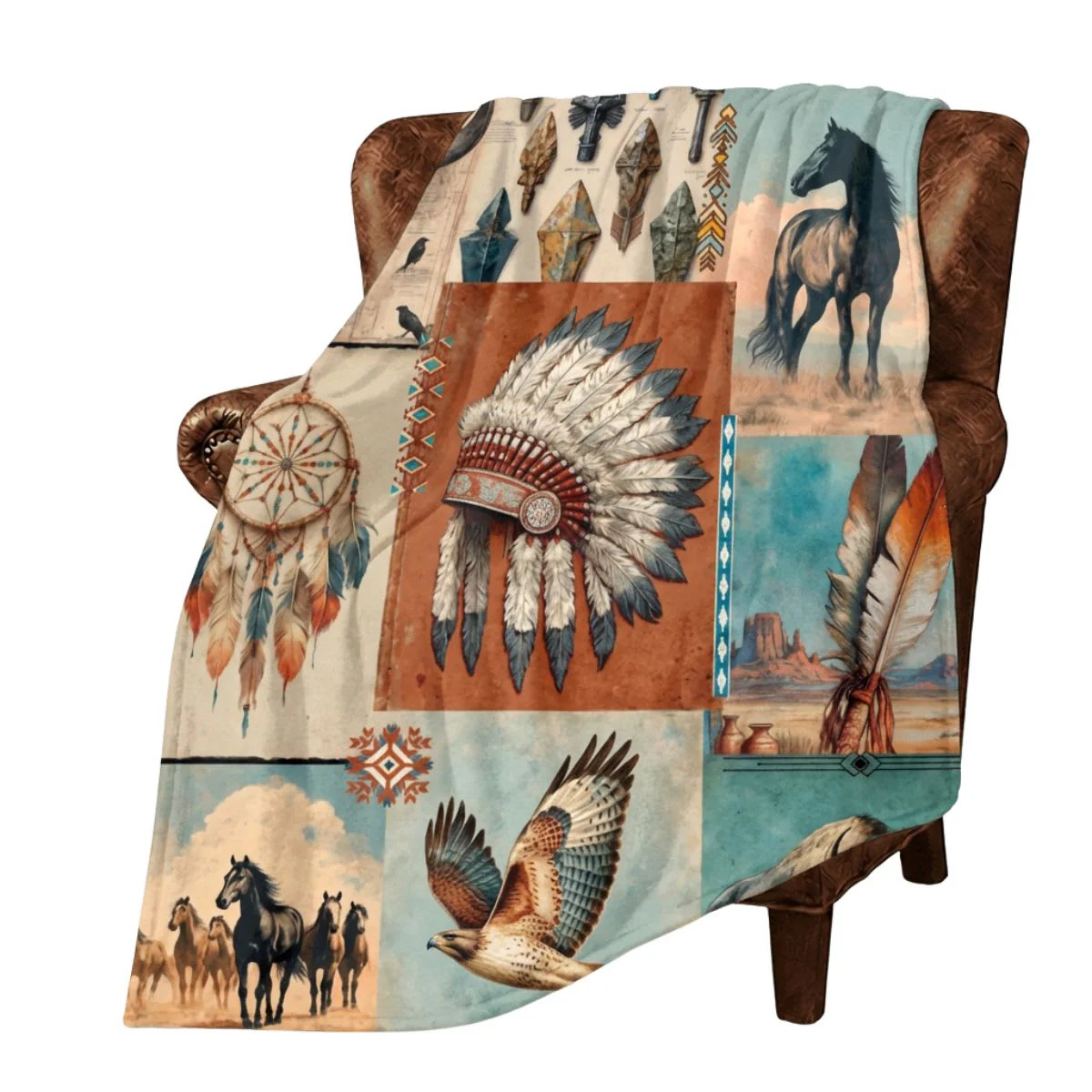 Baha Ranch Throw Blanket Made in America - Image 4