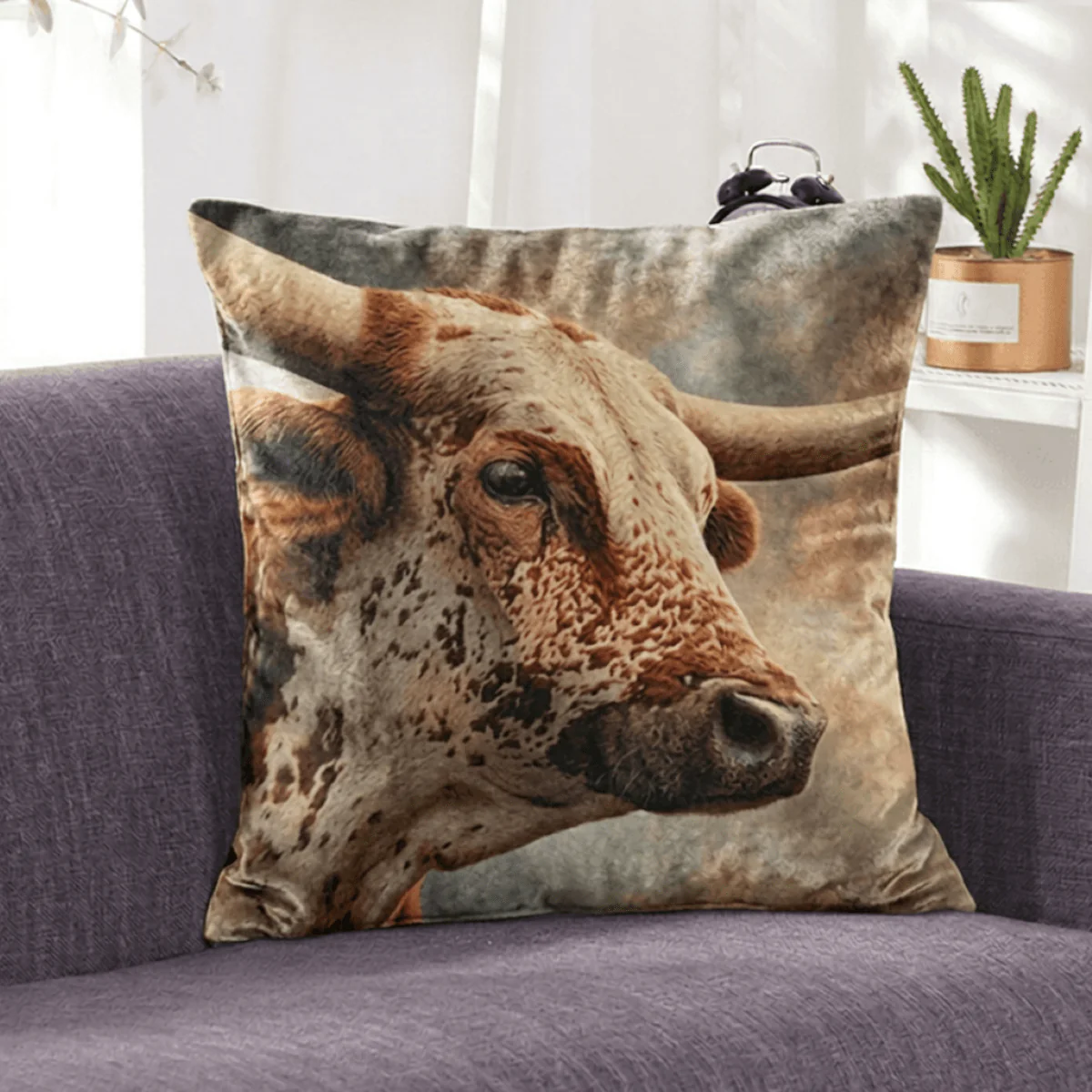 Baha Ranch Velvety Soft Throw Pillow Case Made in America - Image 10