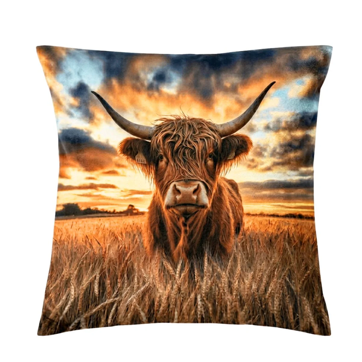 Baha Ranch Velvety Soft Throw Pillow Case Made in America - Image 41