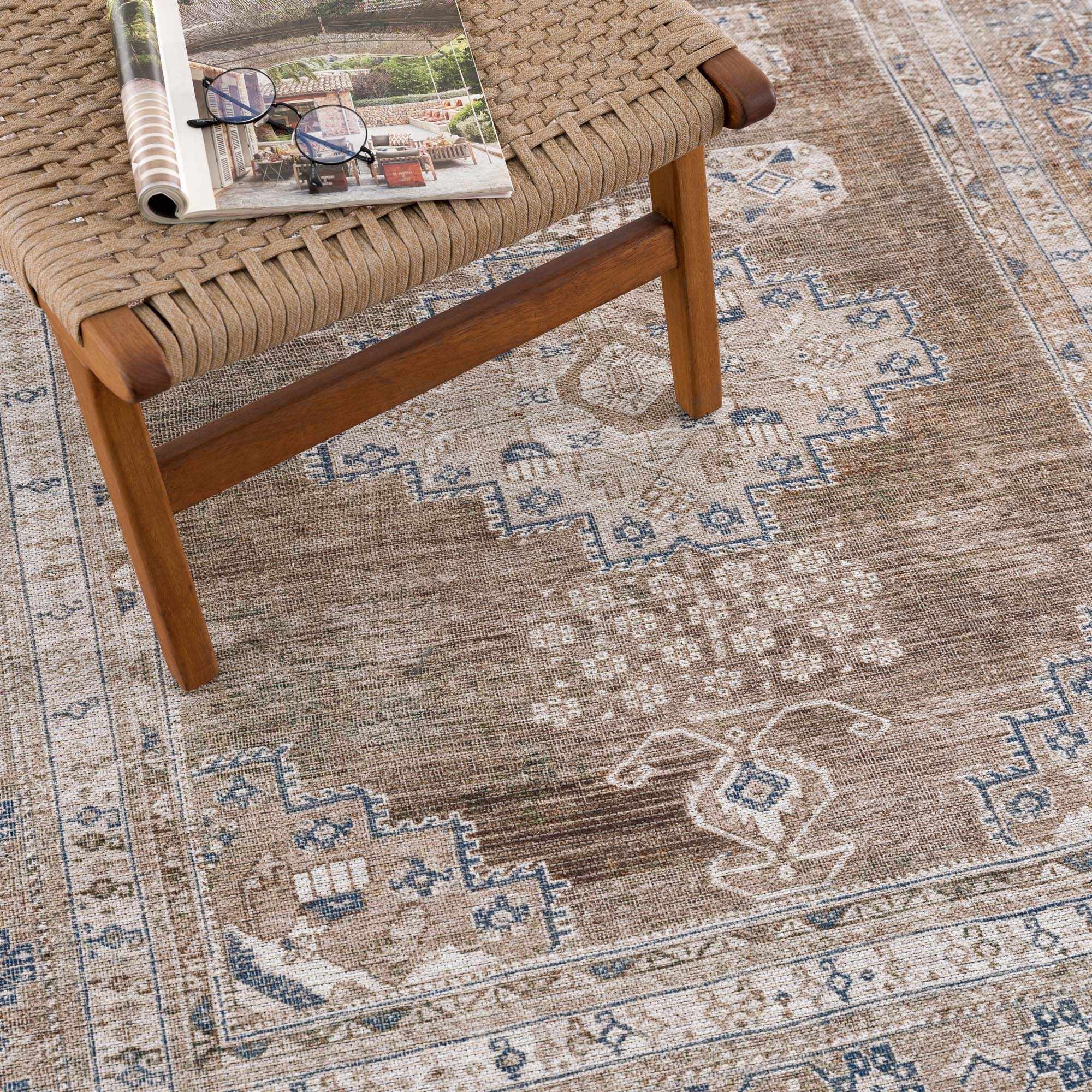 Baltinglass Flat Pile Washable Rug - Image 5