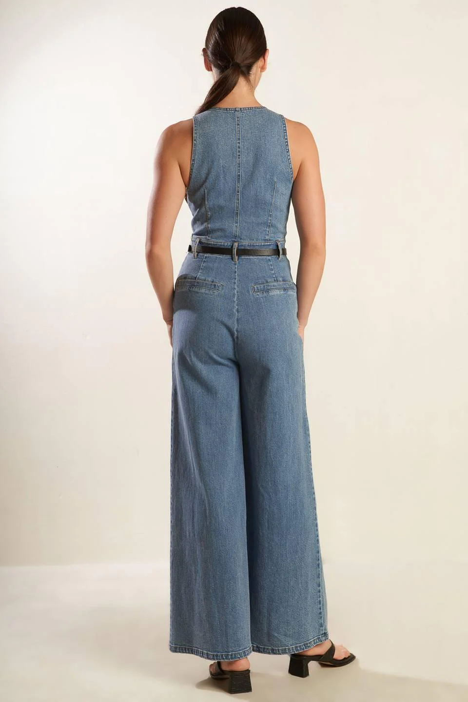 Beautiful Things Denim Jumpsuit - Image 4
