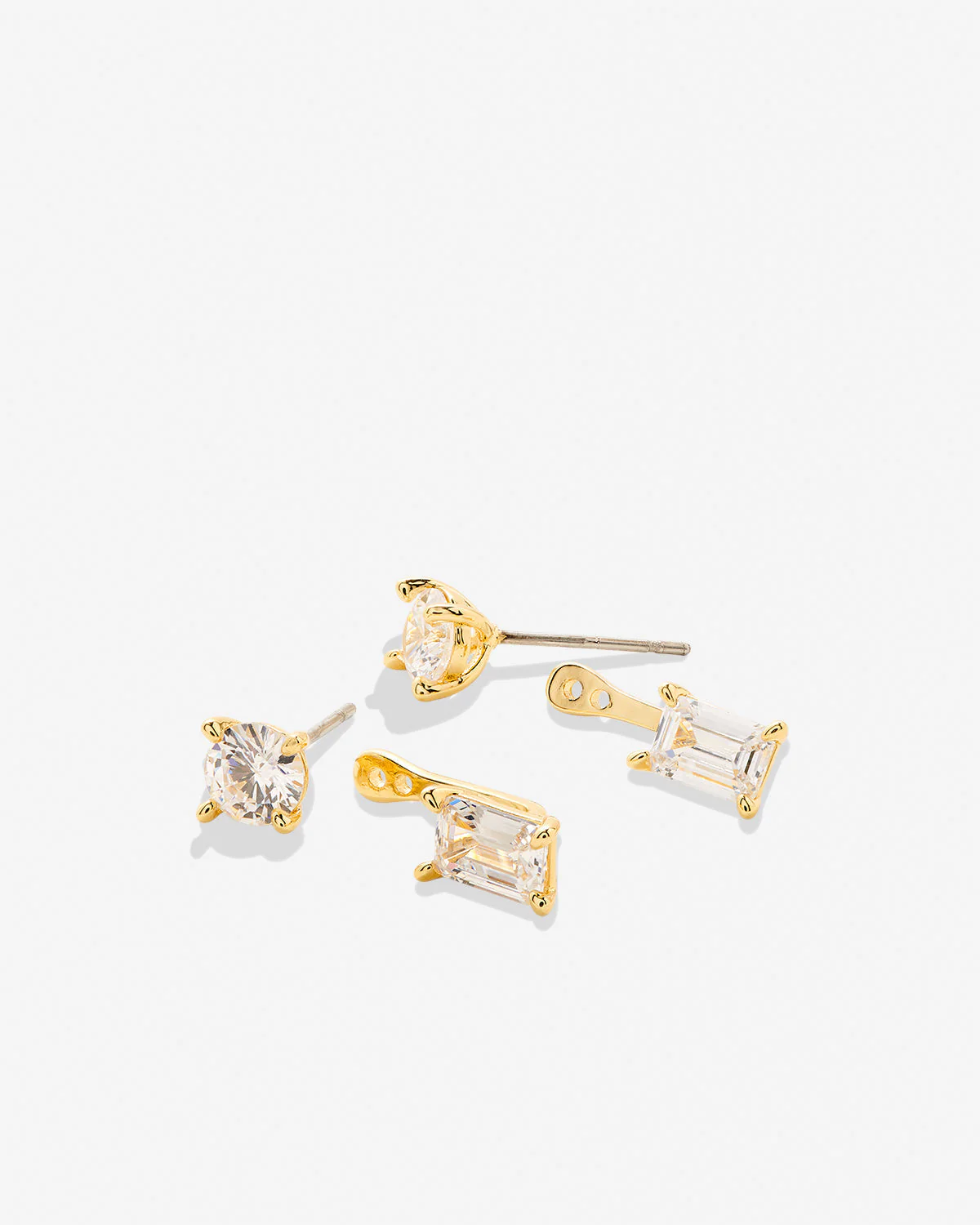 Beautifully Broken Emerald Cut Ear Jackets - Image 6