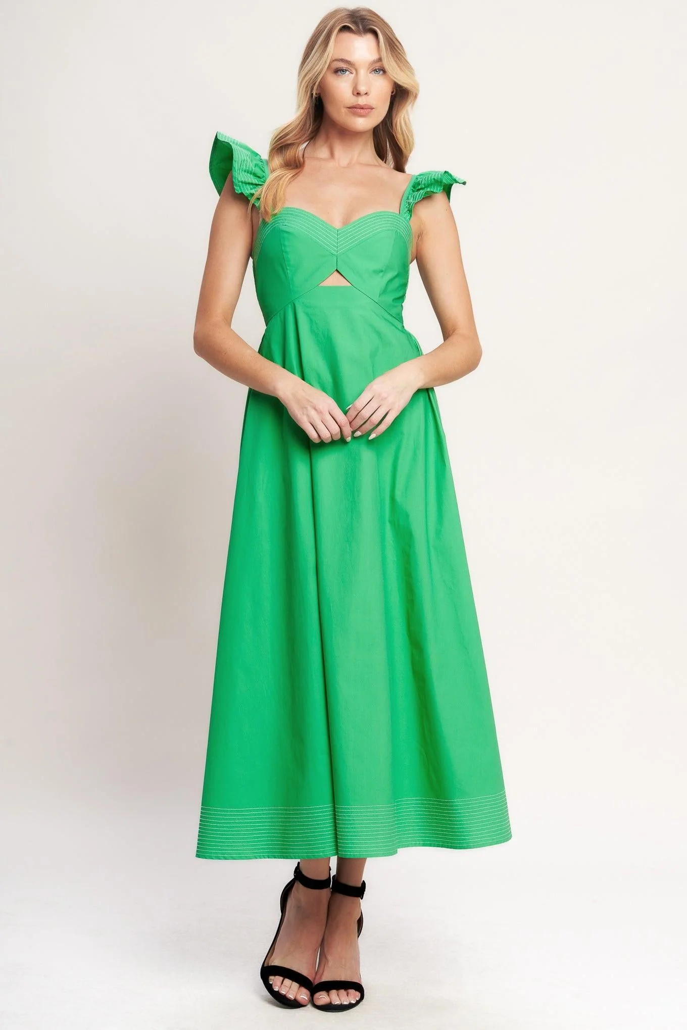 Beautifully Unexpected Woven Midi Dress - Image 2