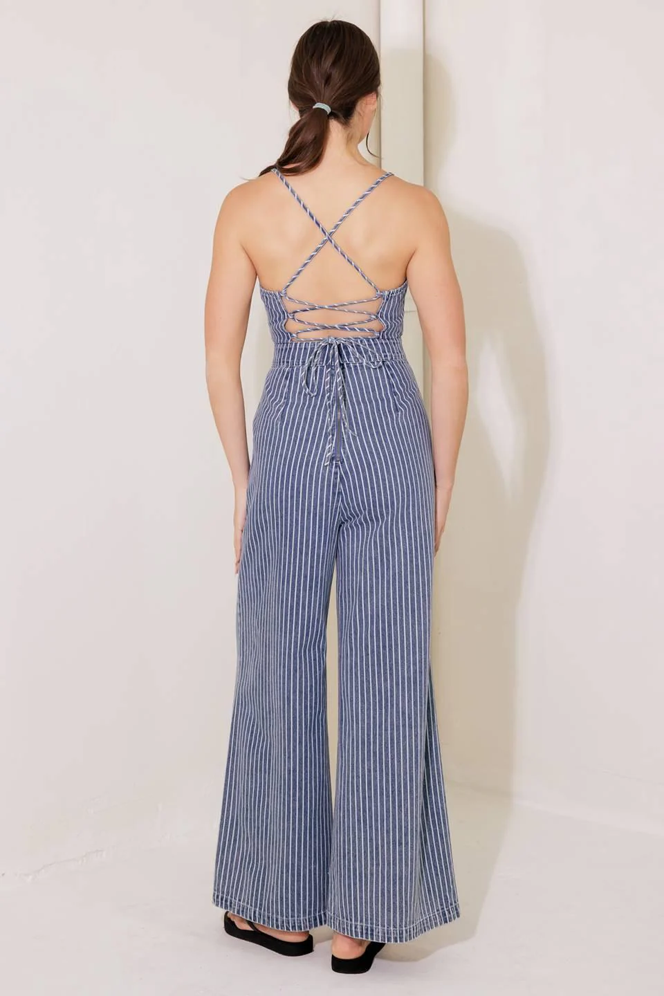 Begin Again Blue Denim Jumpsuit - Image 5
