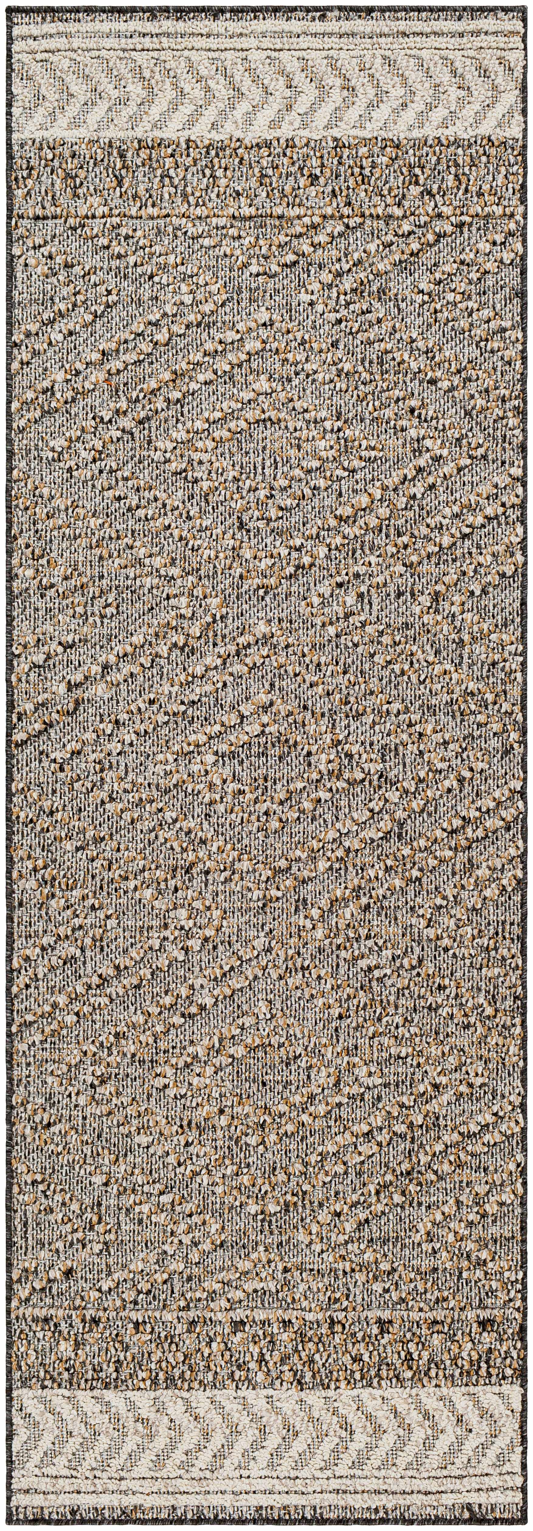 Beige Charcoal Areli Area Rug - Image 10