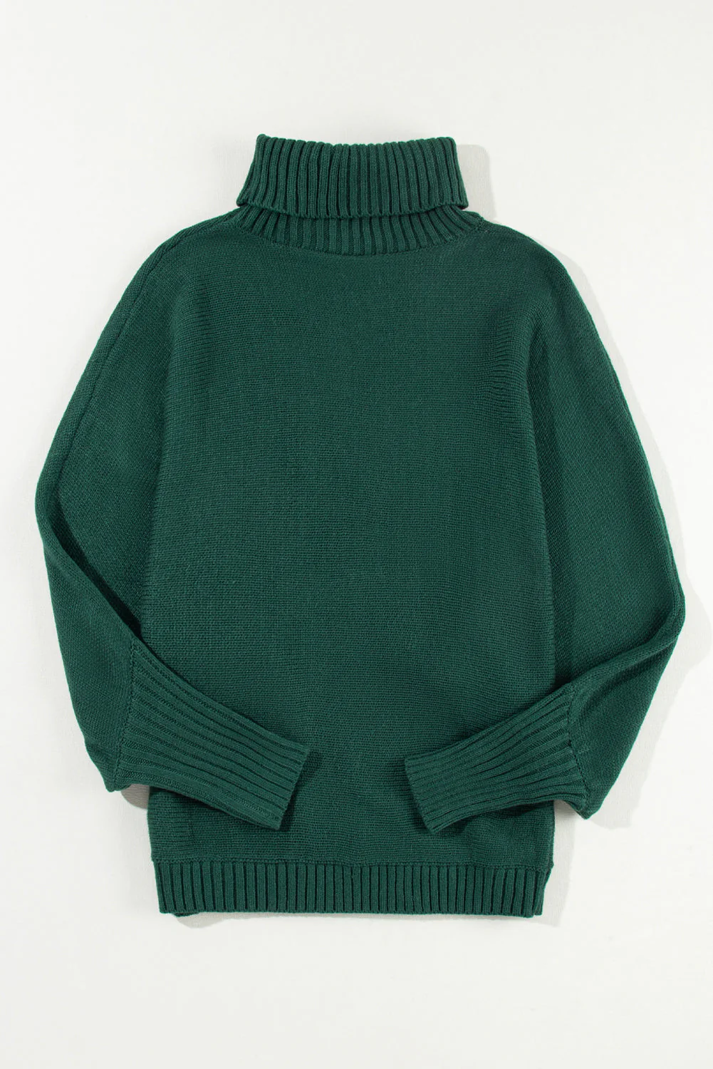 Threaded Pear Belen Letter Embroidered High Sweater - Image 2