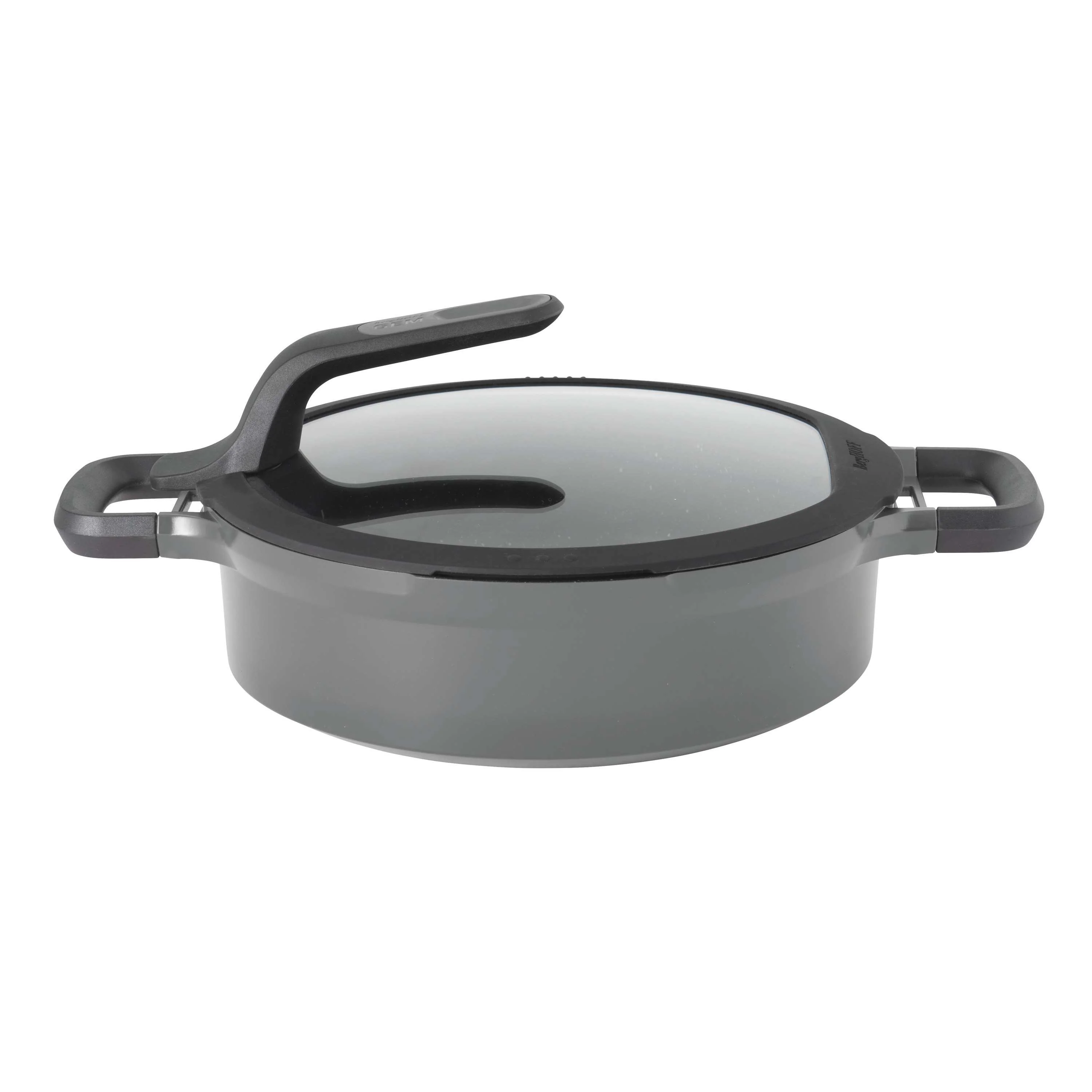BergHOFF GEM 10.25" Stay-Cool Two-Handled Sauté Pan 4.1Qt., Grey