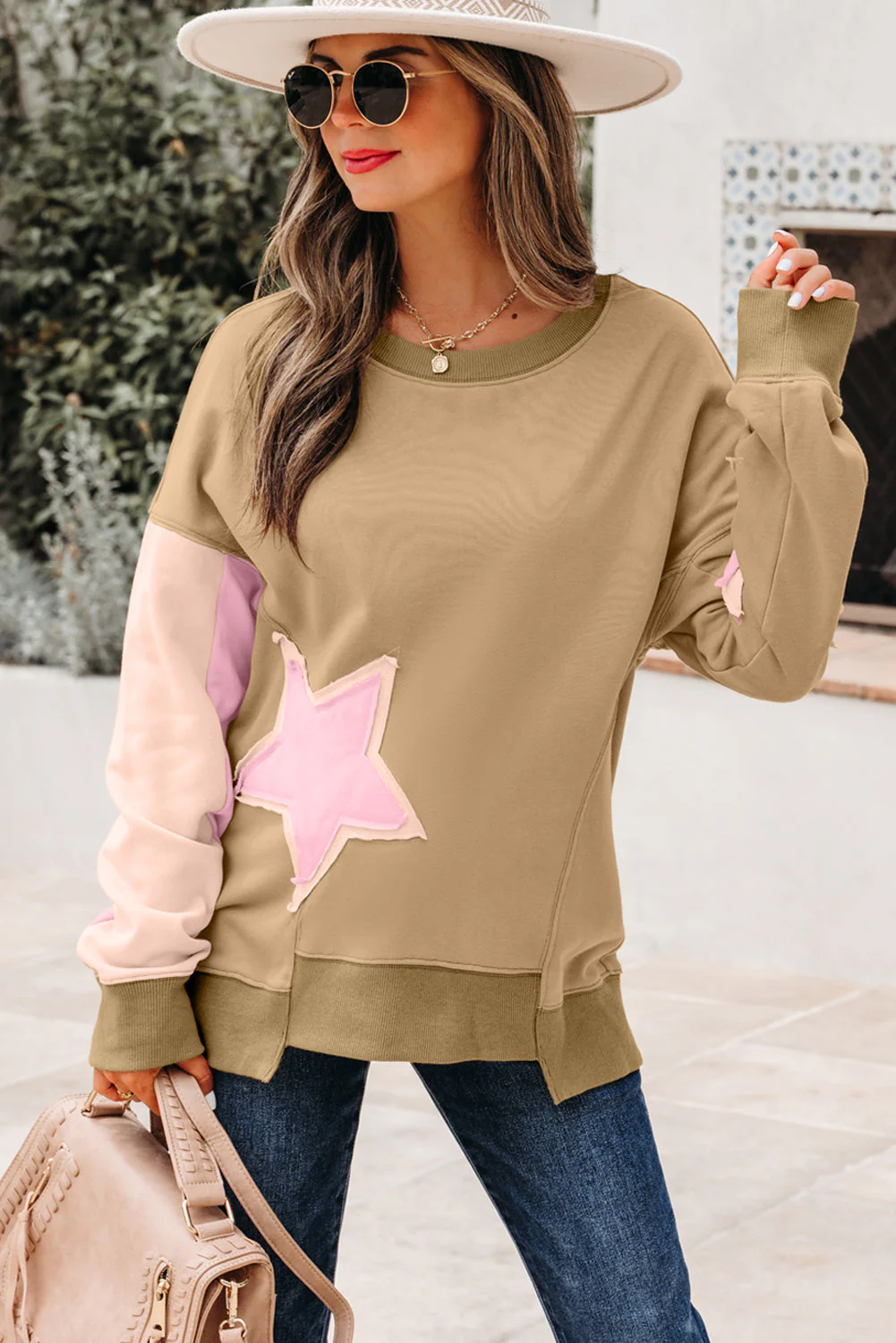 Threaded Pear Bern Hem Drop Shoulder Sweatshirt - Image 6