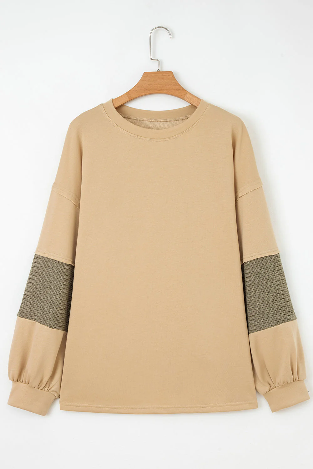 Threaded Pear Bethany Patchwork Drop Shoulder PLUS Pullover - Image 7