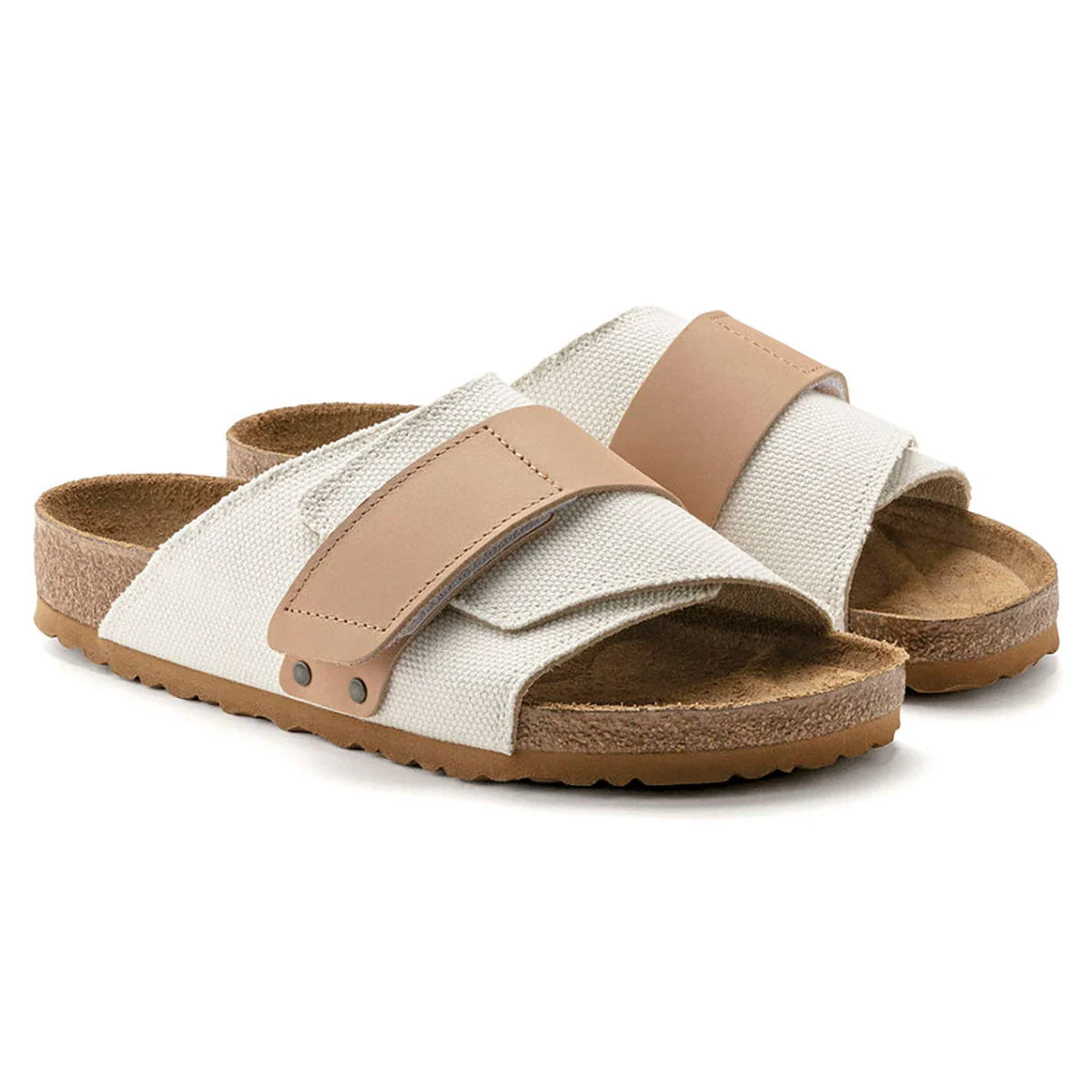 Birkenstock Men's Kyoto Canvas Textile Sandals - Image 2