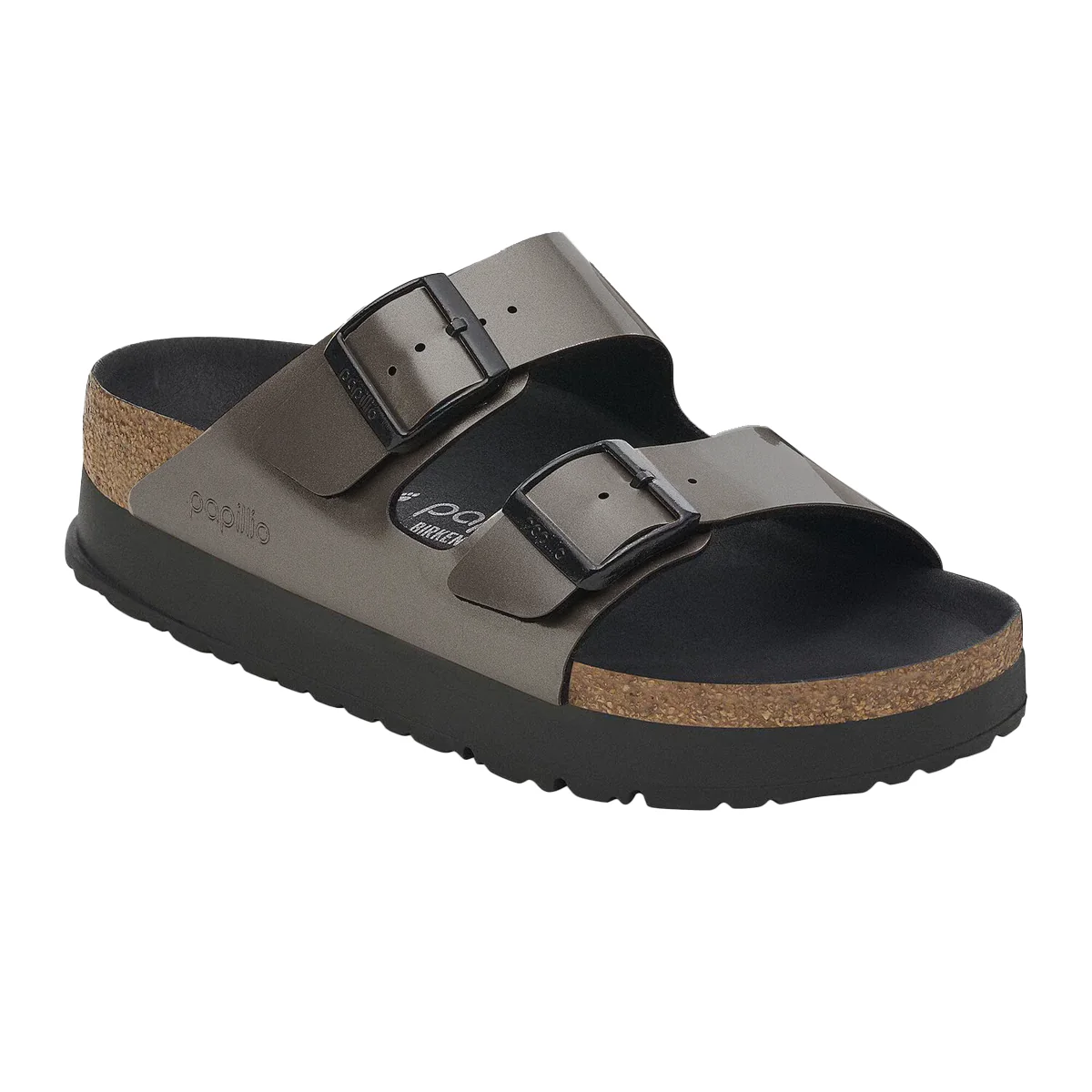 Birkenstock Women's Papillio Arizona Platform Natural Leather Sandals - Image 11