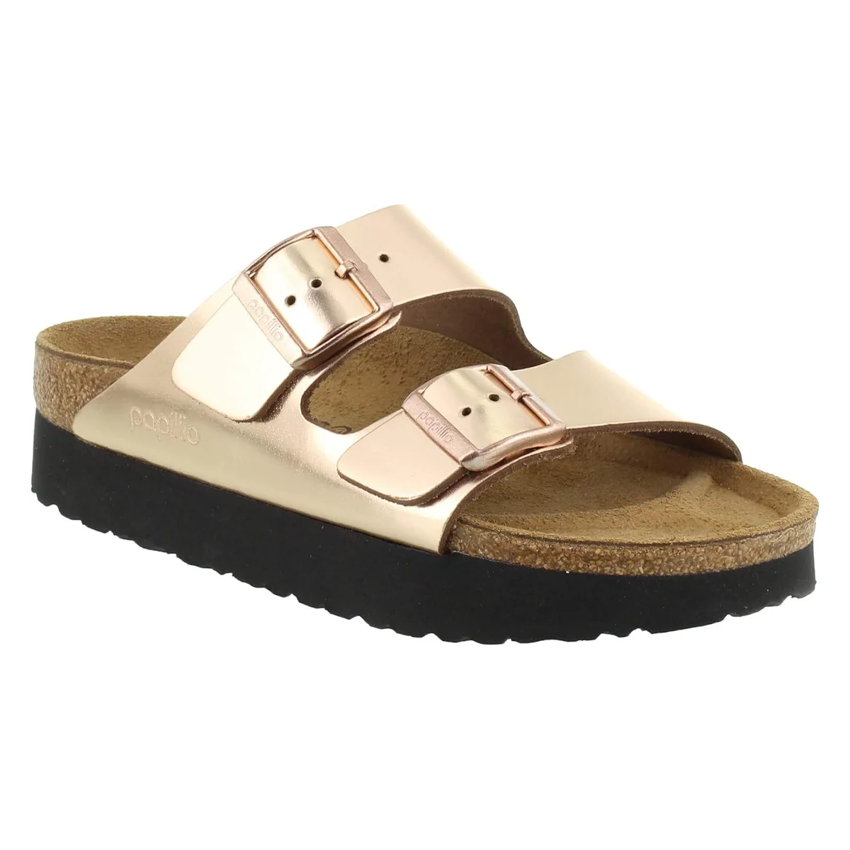 Birkenstock Women's Papillio Arizona Platform Natural Leather Sandals - Image 12