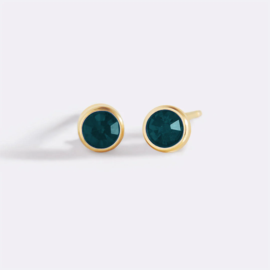 Mint & Lily Birthstone Bezel Studs - Image 123