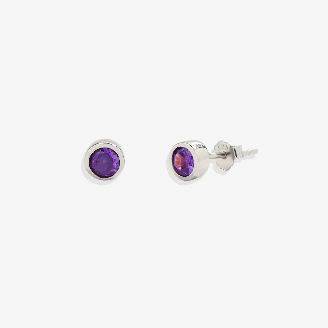 Mint & Lily Birthstone Bezel Studs - Image 21