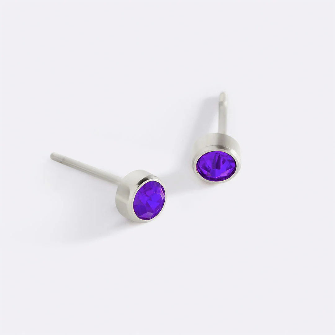 Mint & Lily Birthstone Bezel Studs - Image 87