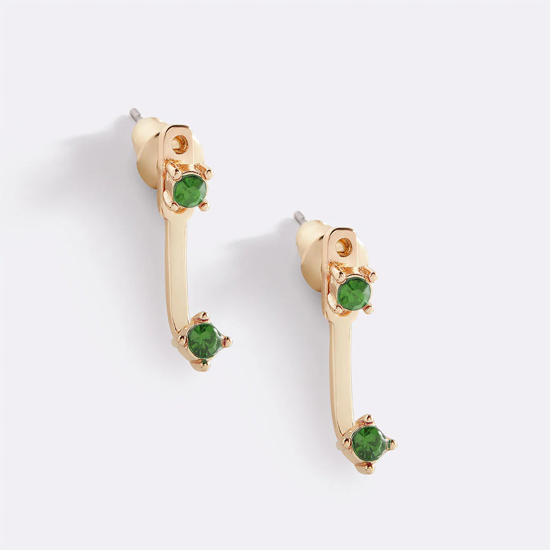 Mint & Lily Birthstone Drop Ear Jacket Earrings - Image 24