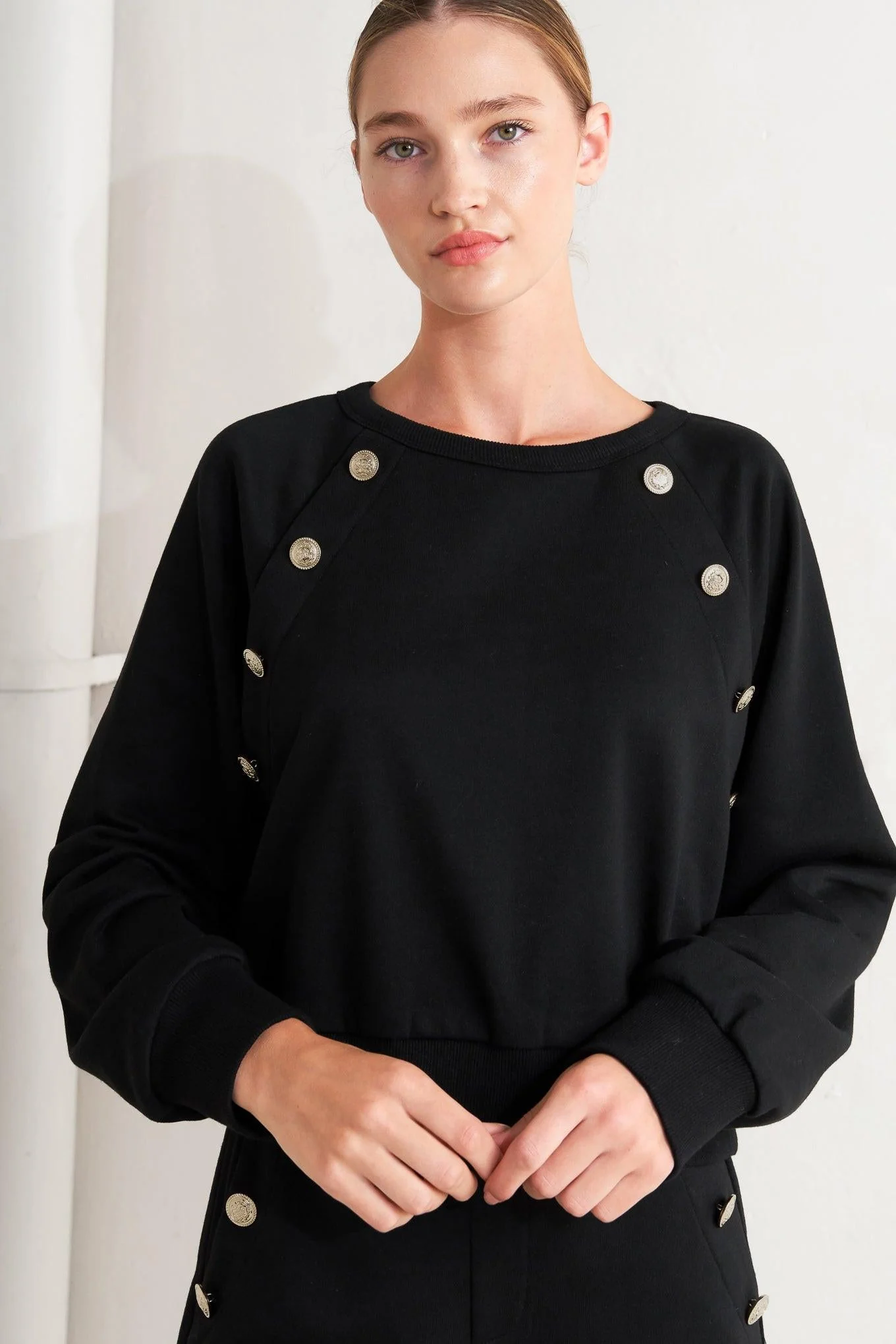 Black Regiment Woven Top - Image 4