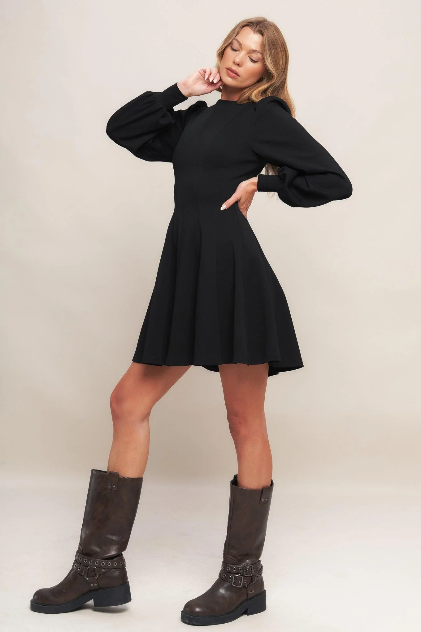 Black Swan Heavy Knit Mini Dress - Image 5