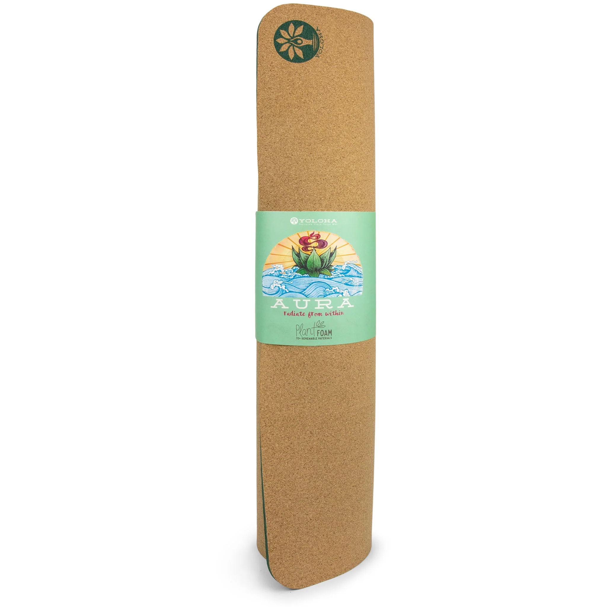 Blossom Aura Cork Yoga Mat - Image 3