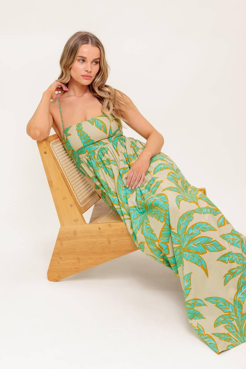 Blossom Spell Woven Maxi Dress - Image 4