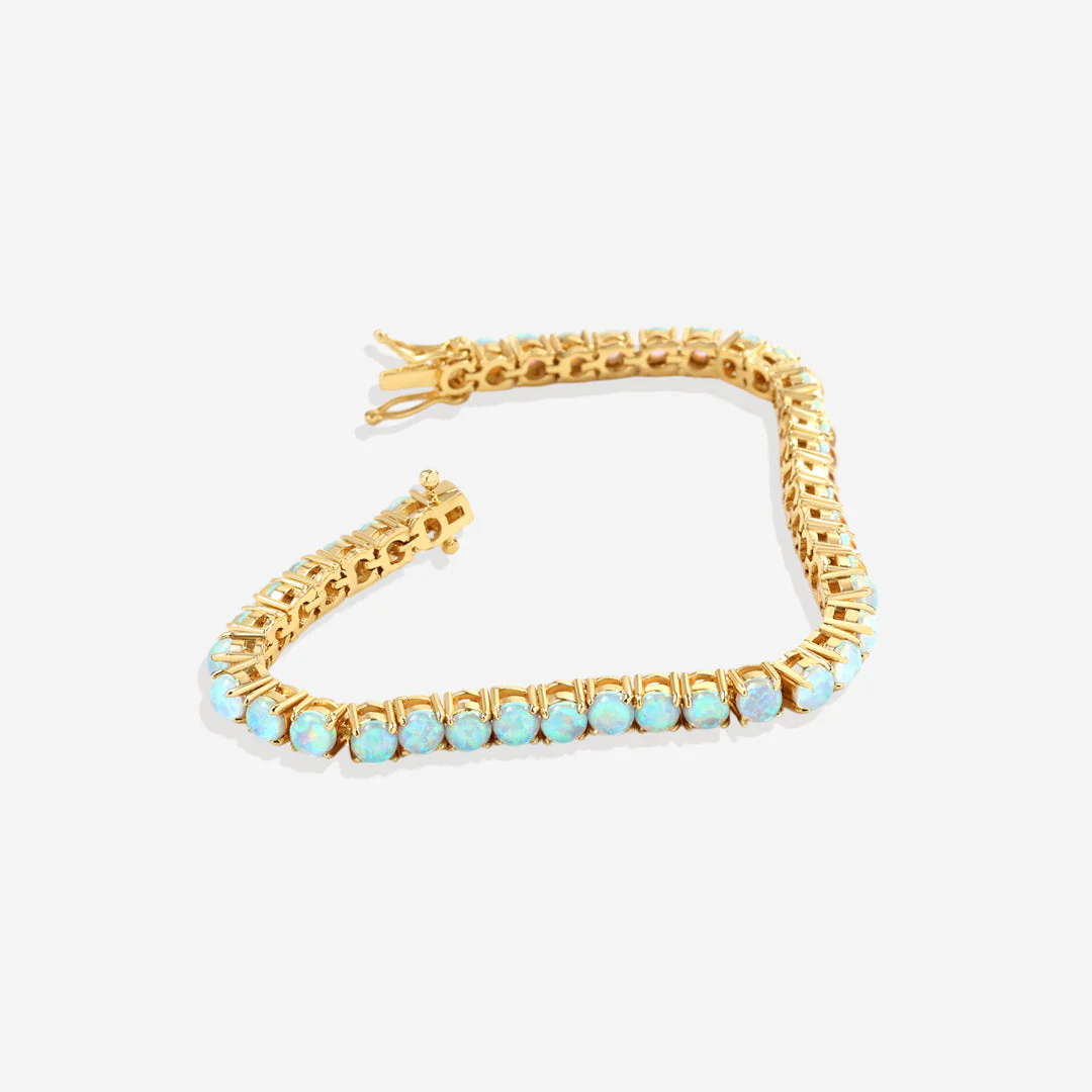 Mint & Lily Blue Opal Tennis Bracelet - Image 7
