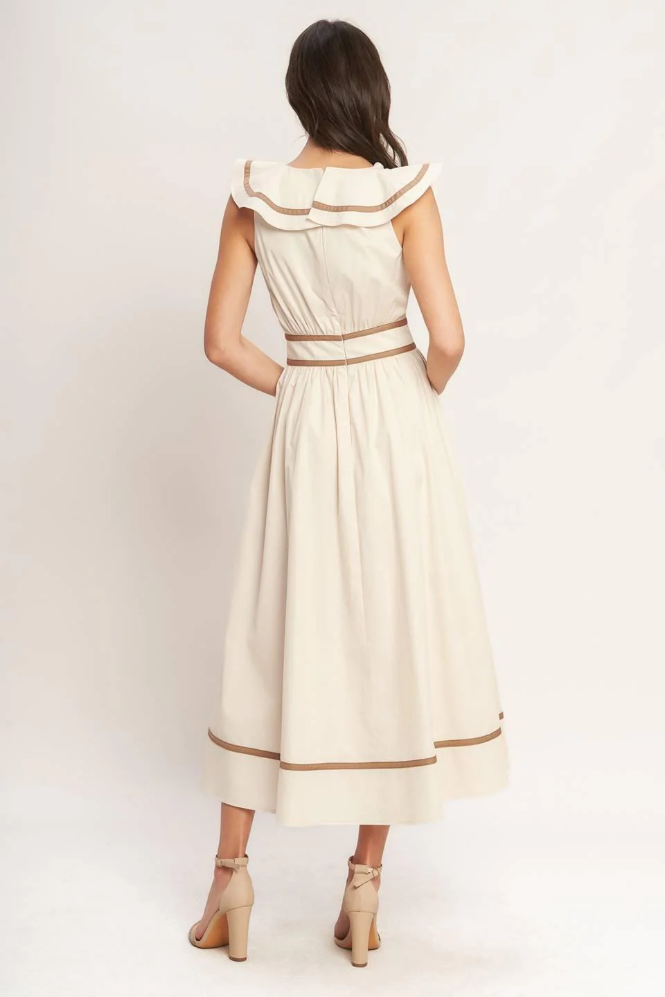 Breeze Canvas Woven Midi Dress - Image 5