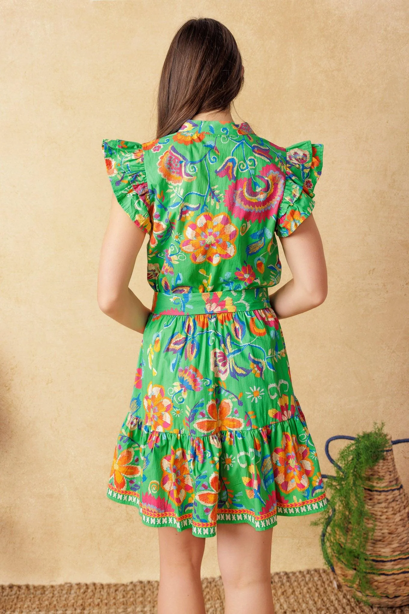 Brighter Days Woven Mini Dress - Image 2