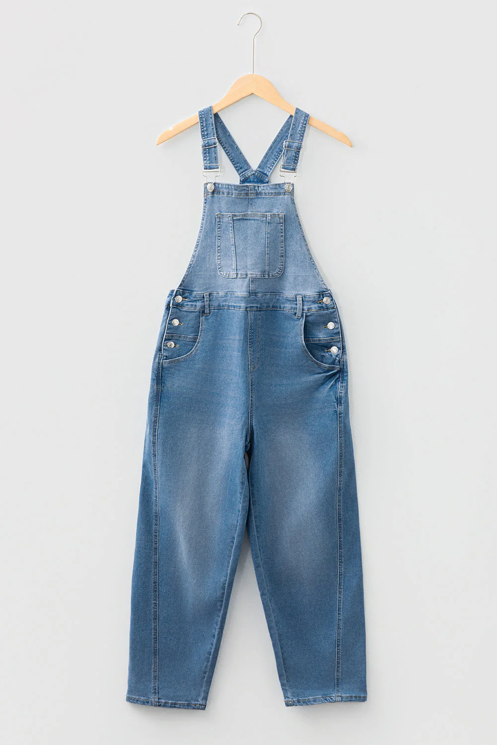 Threaded Pear Brooklyn adjustable Buckle Barrel Overalls - Image 11