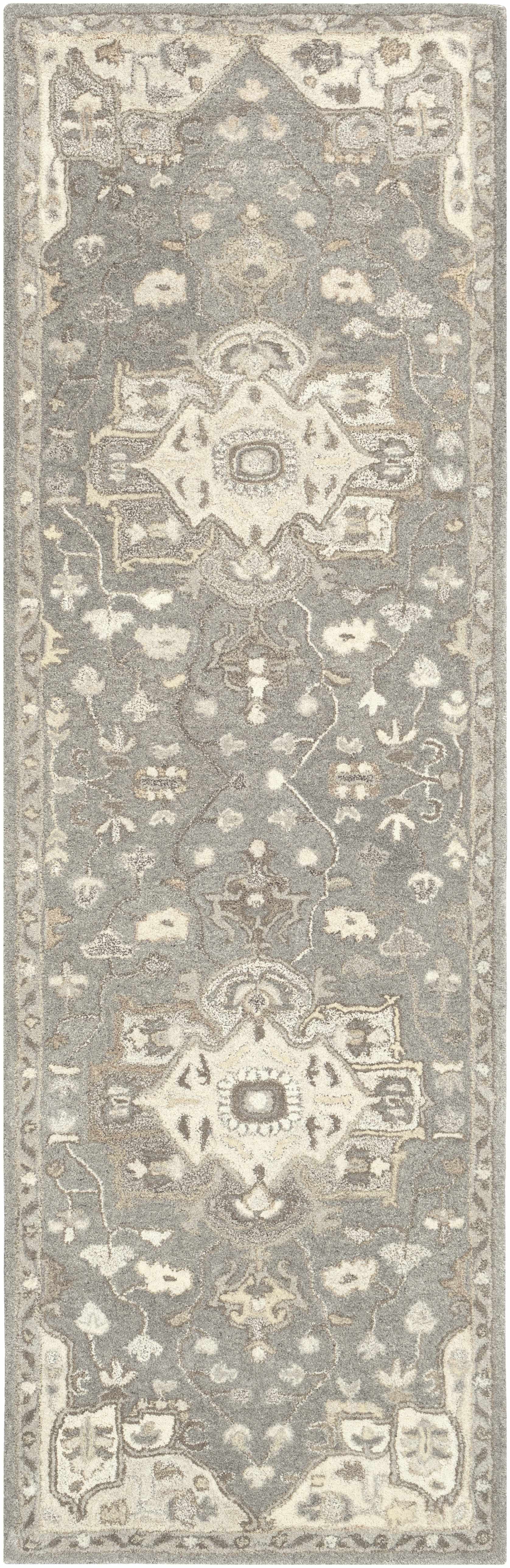 Broomfield 1196 Hand Tufted Taupe Wool Rug - Image 10