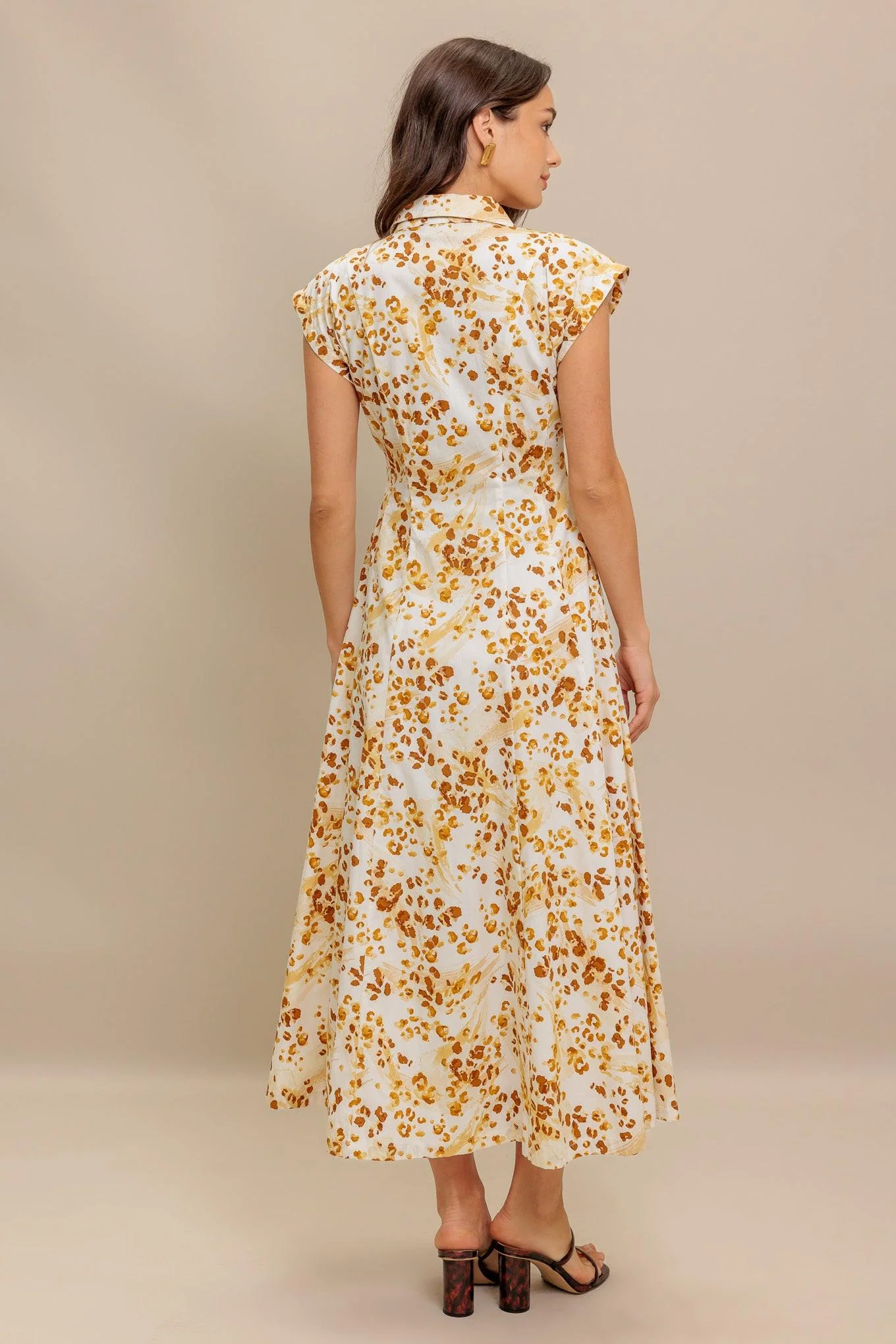 Buttercup Kiss Woven Midi Dress - Image 3