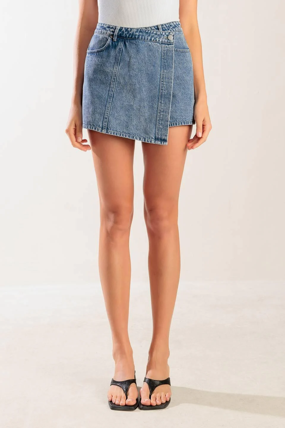 By Chance Denim Skort - Image 5