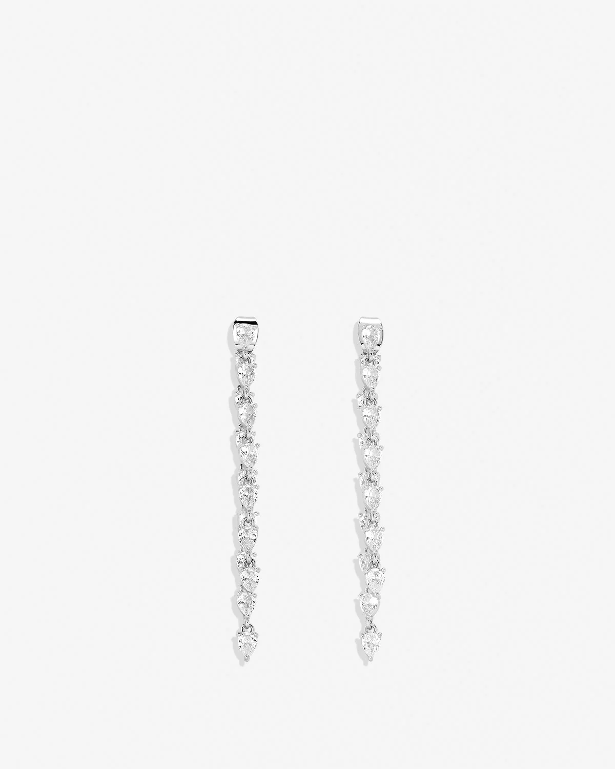 By My Side Pear Cut Chandelier Earrings - Image 8