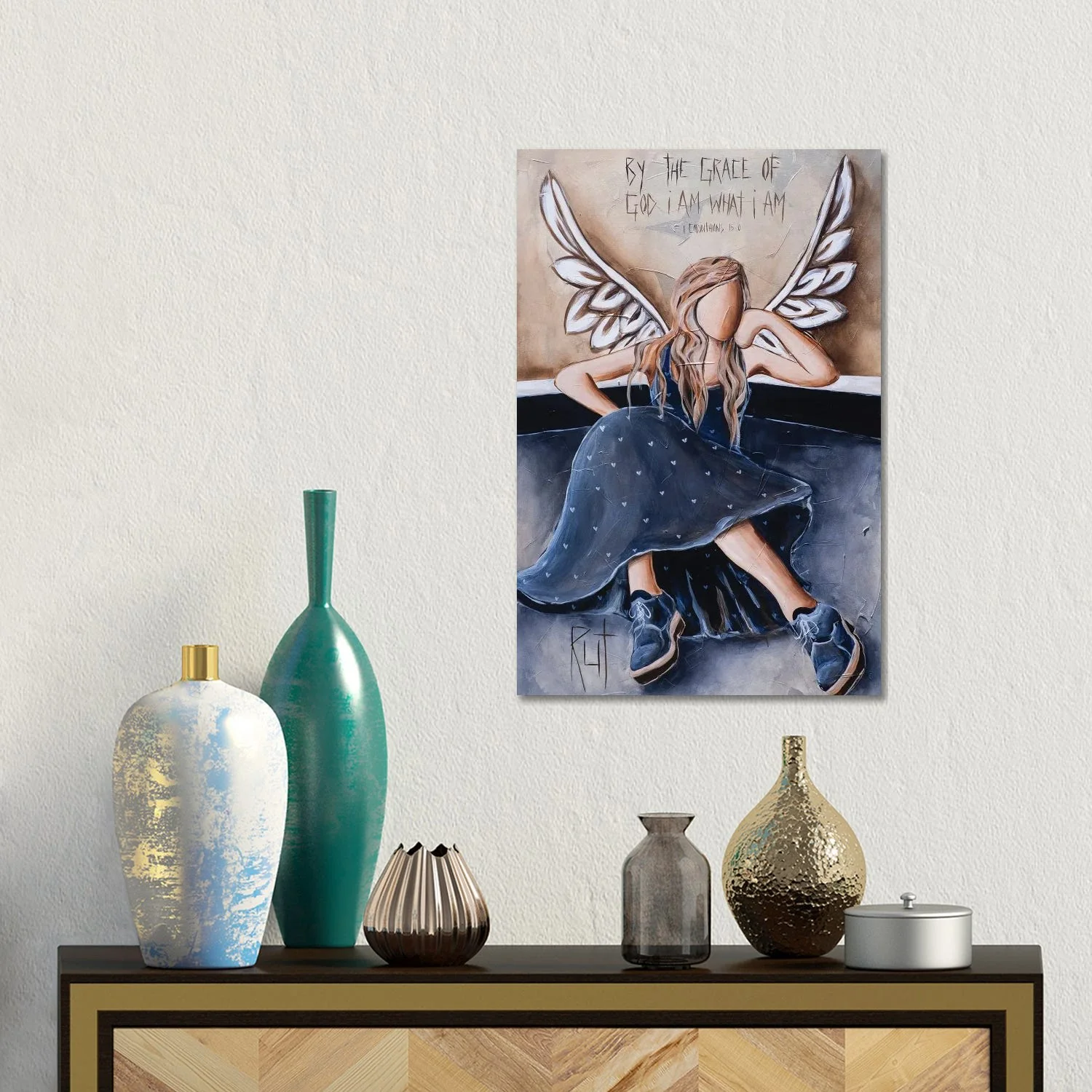 By The Grace Of God by Ruth's Angels - Canvas Gallery Wrap - Image 4