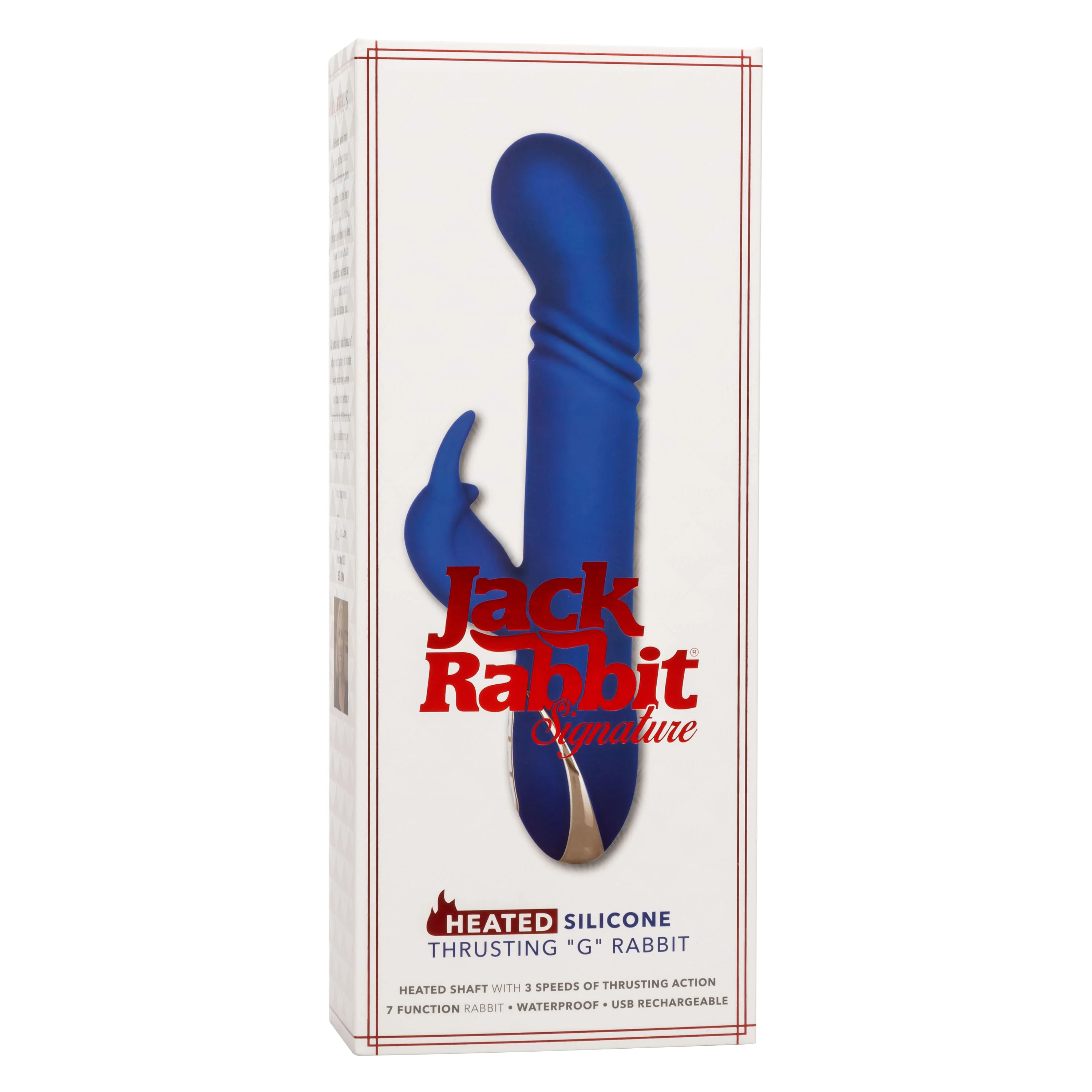 CalExotics Jack Rabbit Signature Heated Silicone Thrusting "G" Rabbit - Image 2