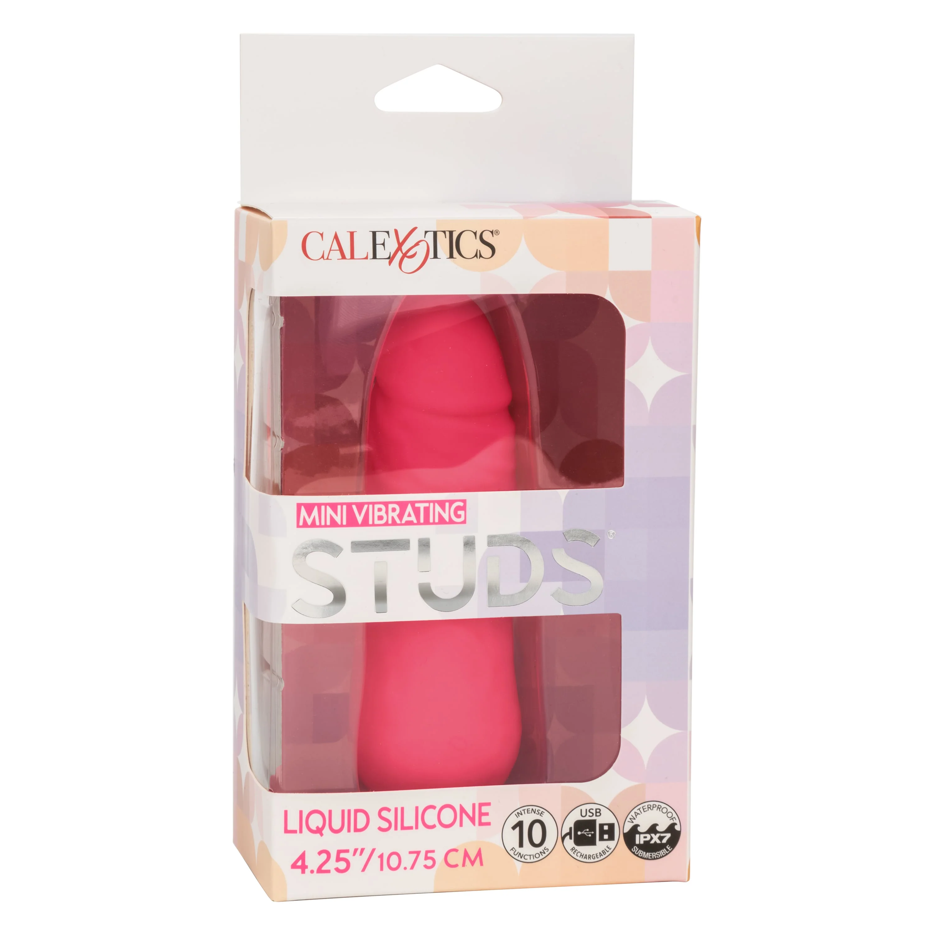 CalExotics Mini Vibrating Studs - Pink - Image 3