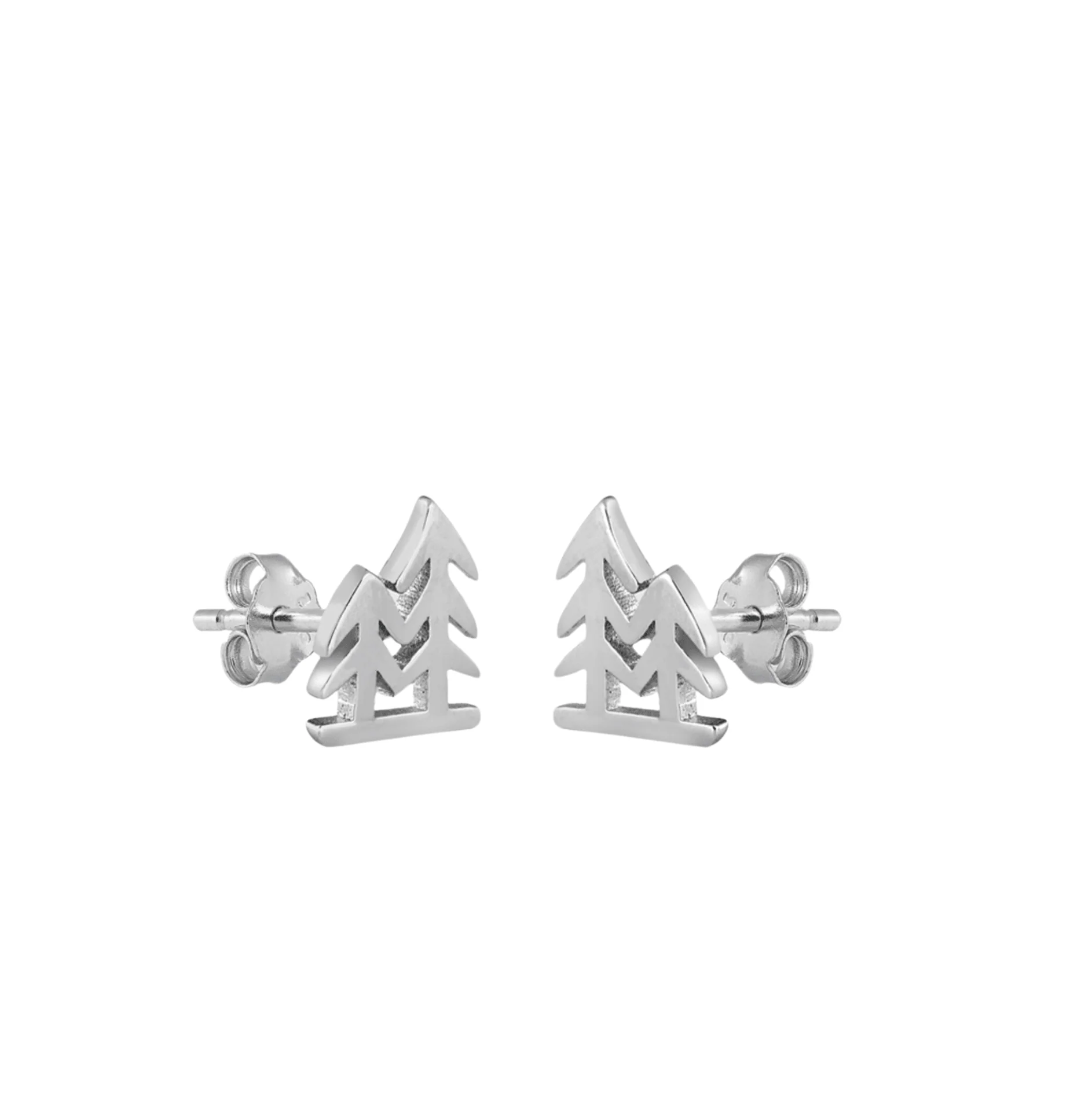 Holiday Gift Box with Moon & Star Swarovski Crystal Stud Earrings - Image 2
