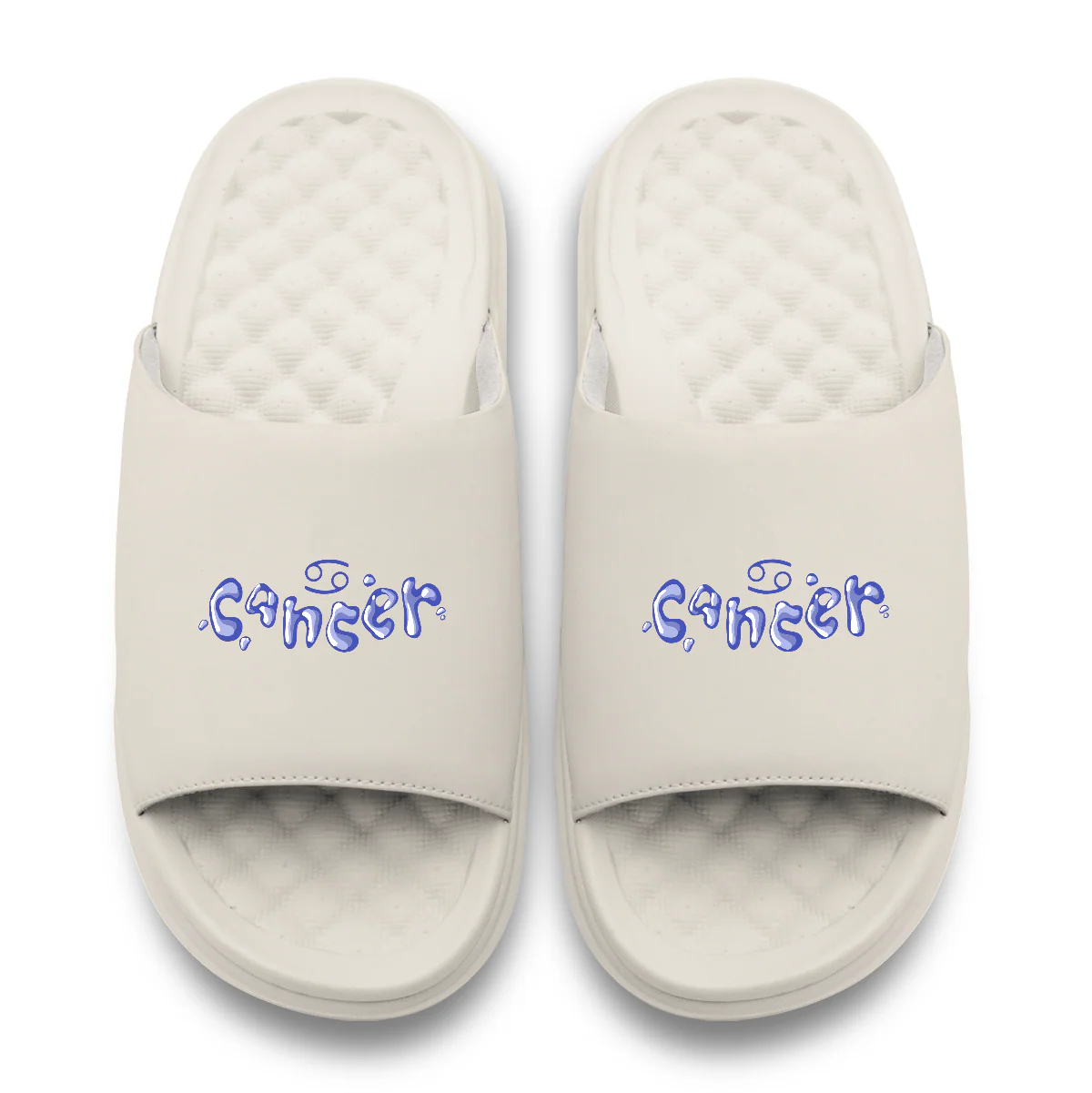 Cancer Zodiac Elements Motive Slide Sandals - Image 4
