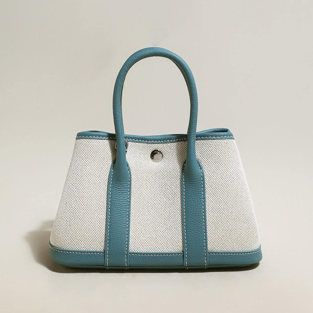 Carefree Canvas and Leather Top Handle Bag - Image 6