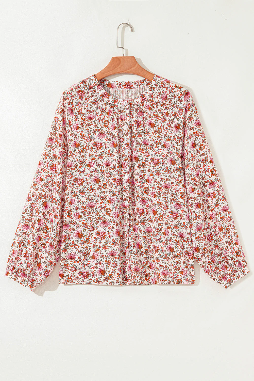 Threaded Pear Carter Notched Puff Sleeve Blouse - Image 9