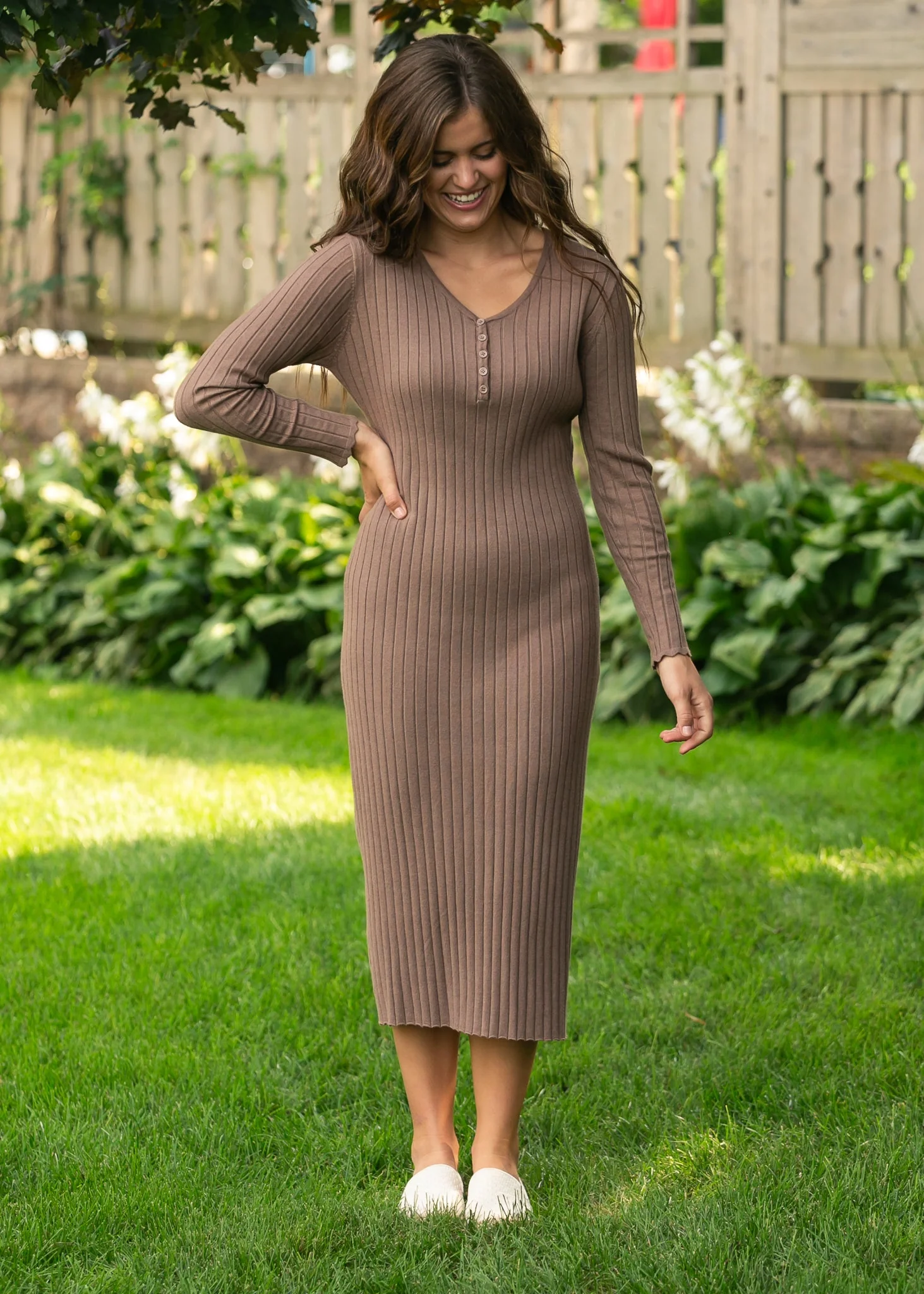 Cassie Knit Midi Dress - FINAL SALE - Image 12